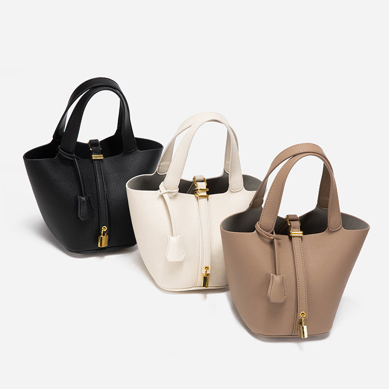 Women's Niche Design Bucket Bag – Exquisite, High-End & Versatile Handheld Tote
