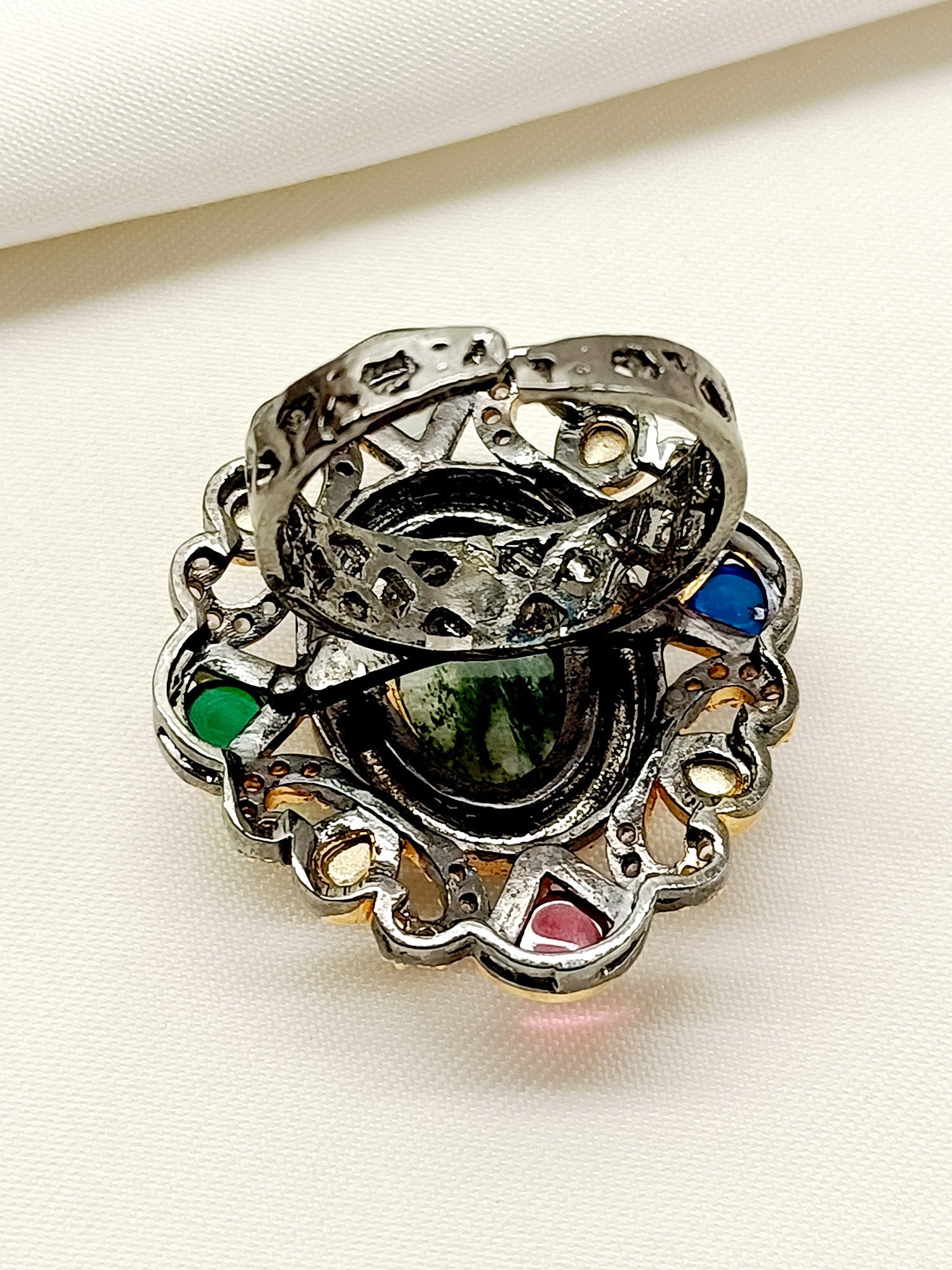 Monjima Multi Colour Boutique Finger Ring
