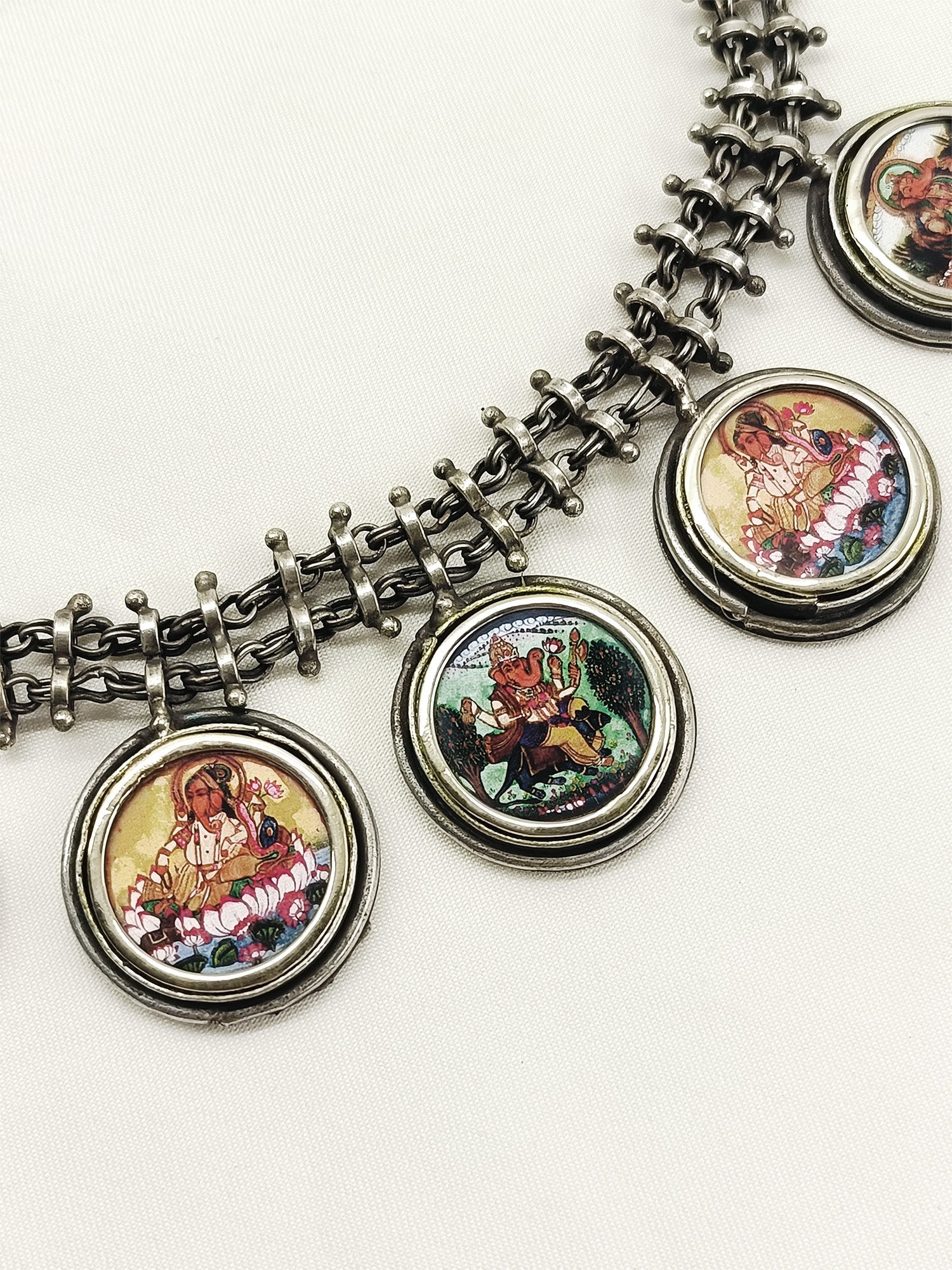 Yashasvini Multi Colour Oxidized Neckpiece