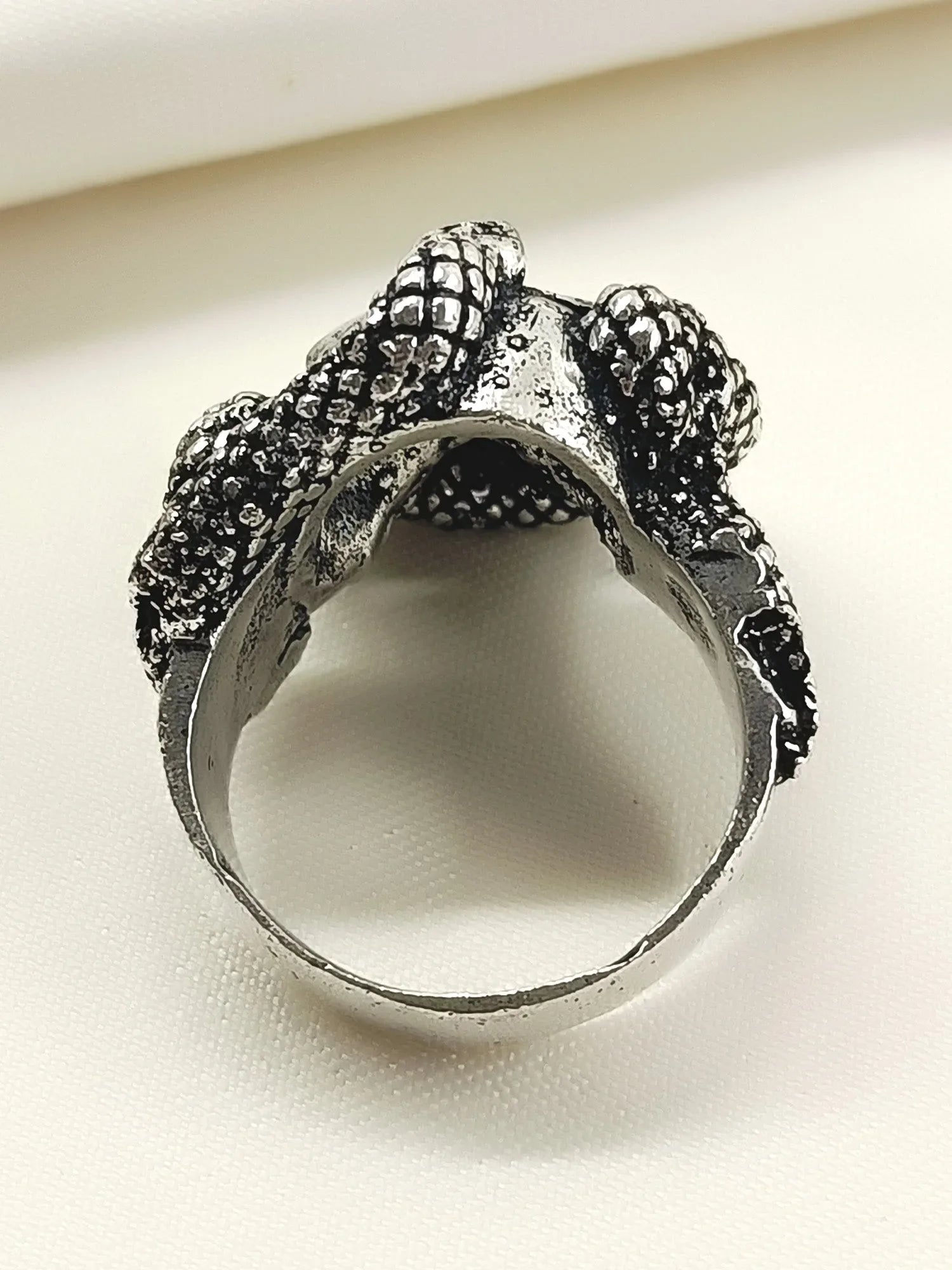 Sadhvi Silver Western Finger Ring