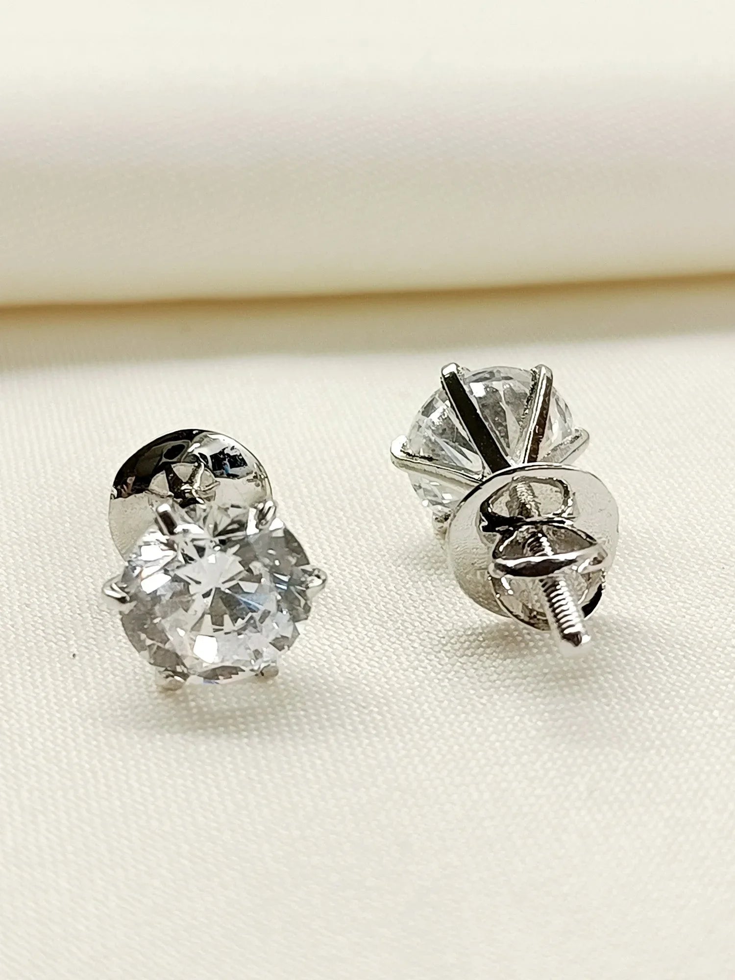 Jennifer 92.5 Silver Swarovski Stone Tops