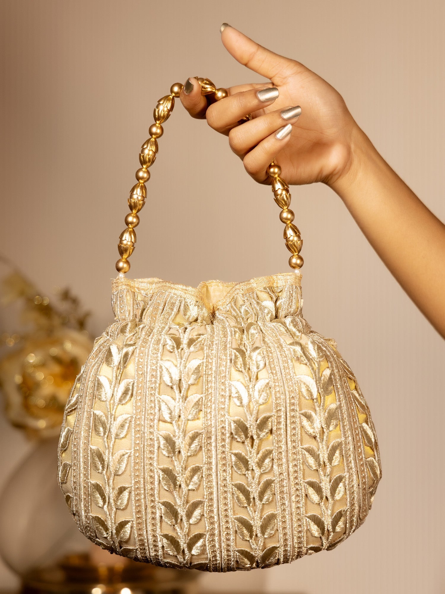 Taman Copper Potli Bag - qivii