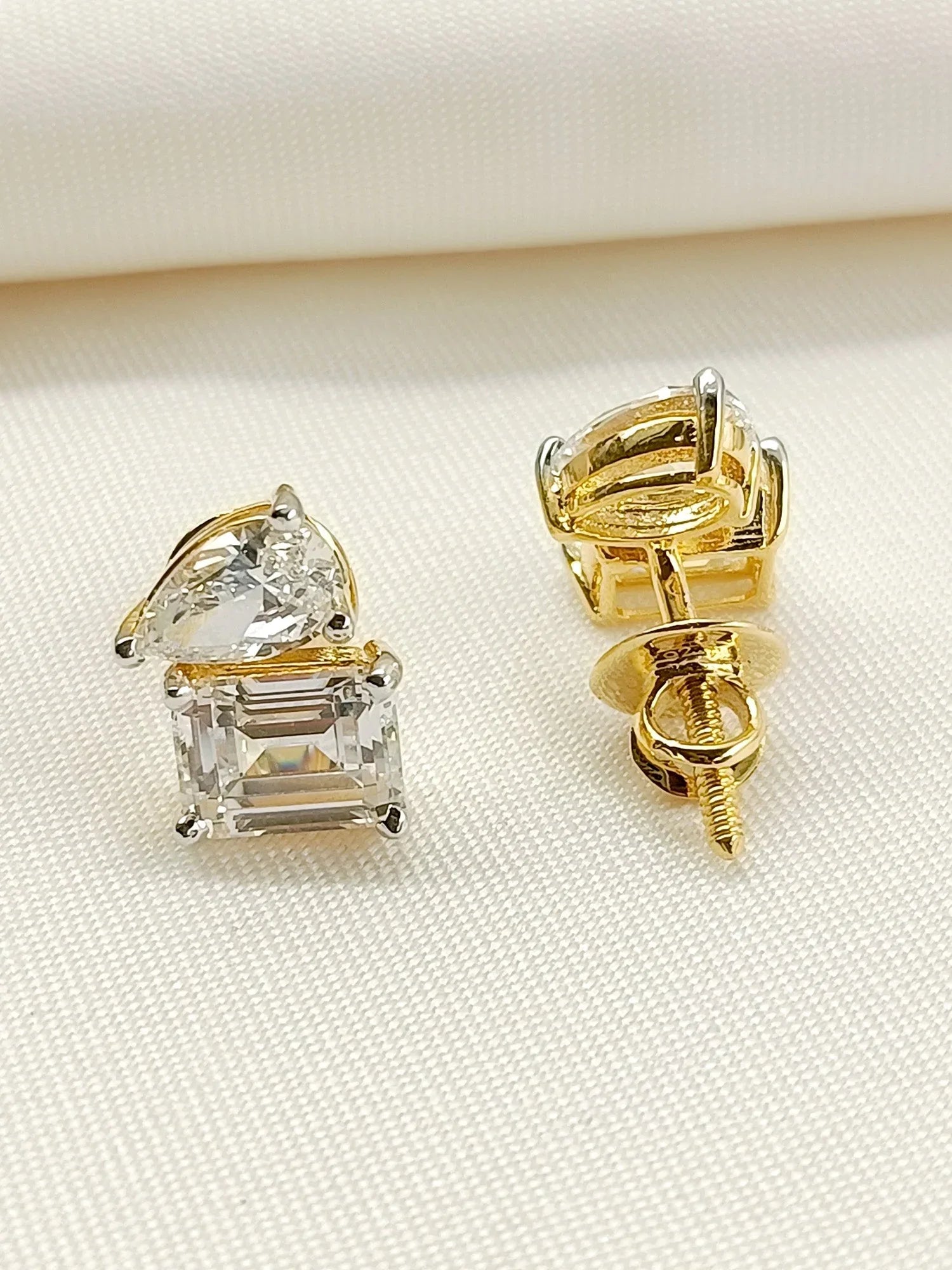 Niyati 92.5 Silver Swarovski Stone Tops