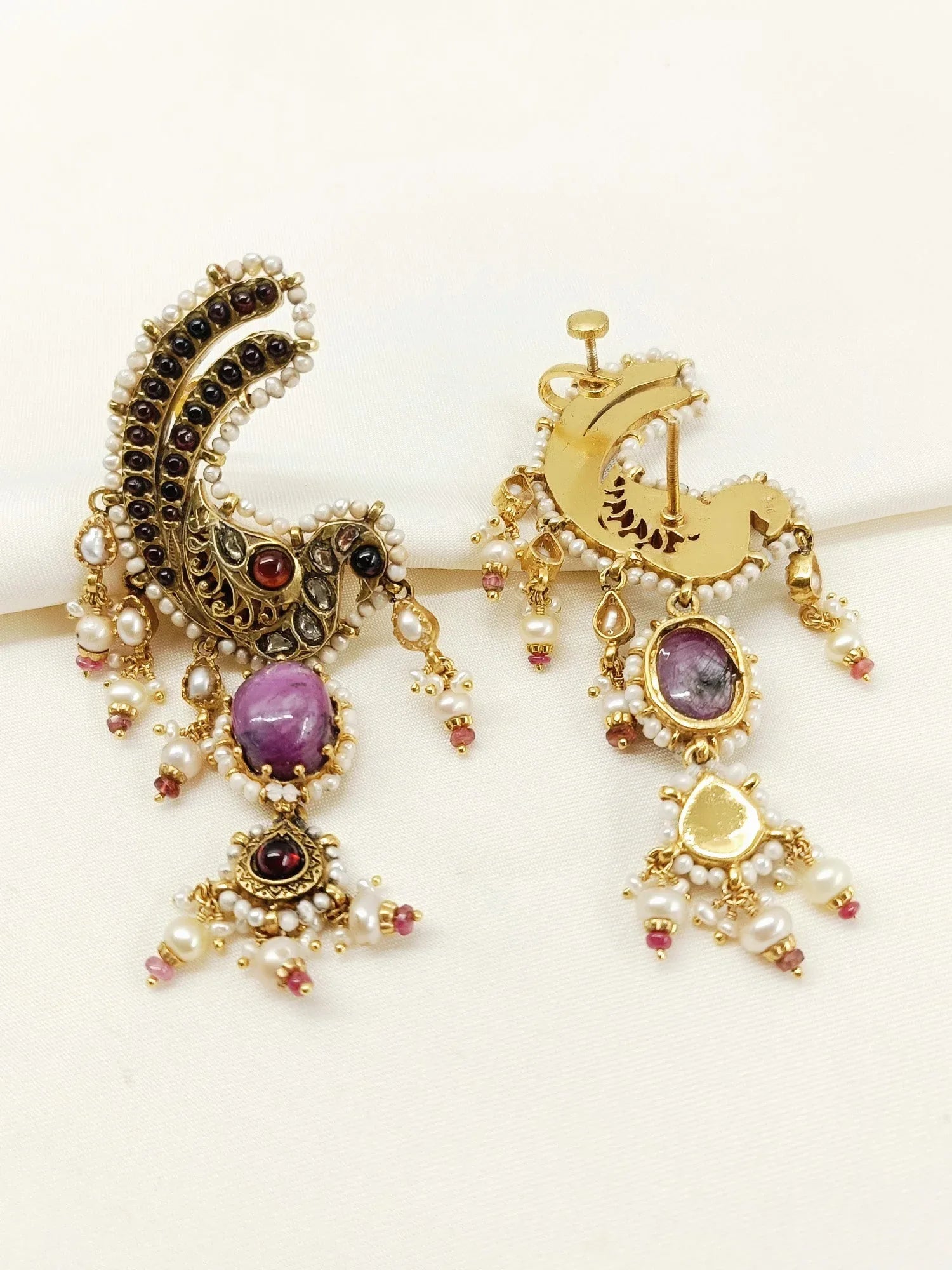 Moh Multi Colour 92.5 Silver Earring