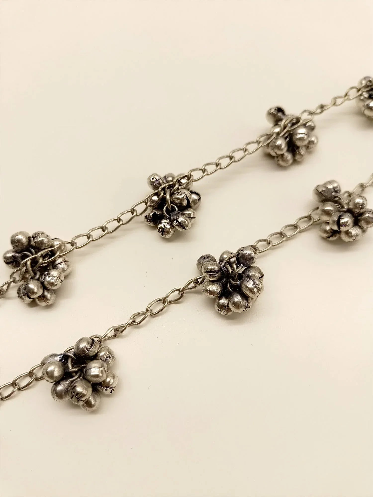 Blythe Oxidized Silver Anklet