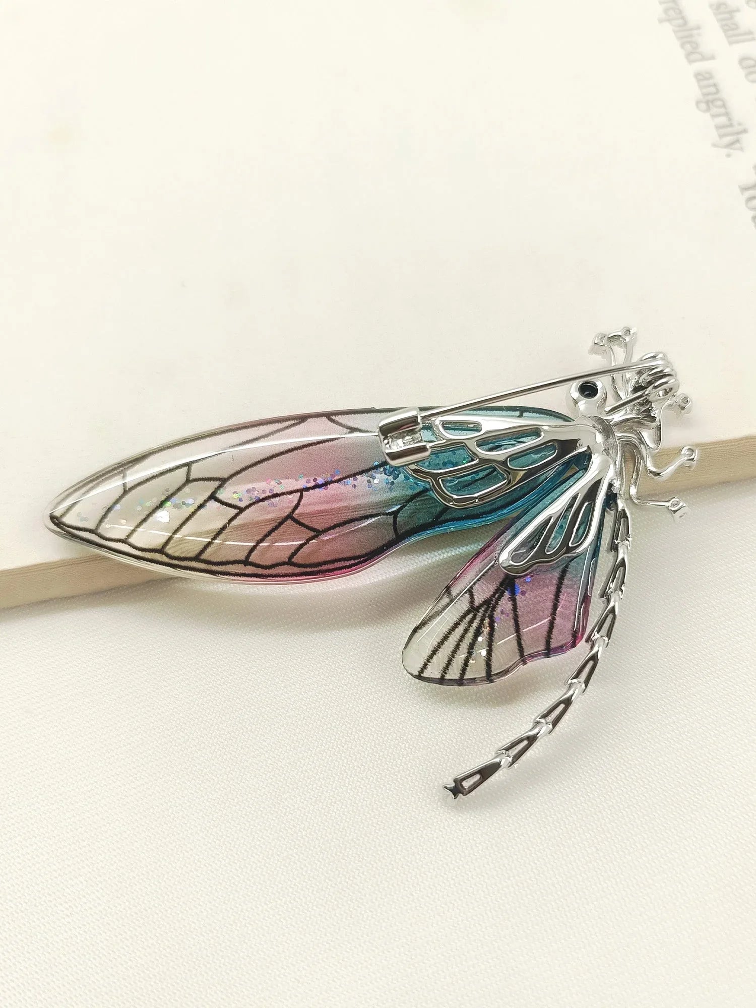 Predha P&B Butterfly Brooch