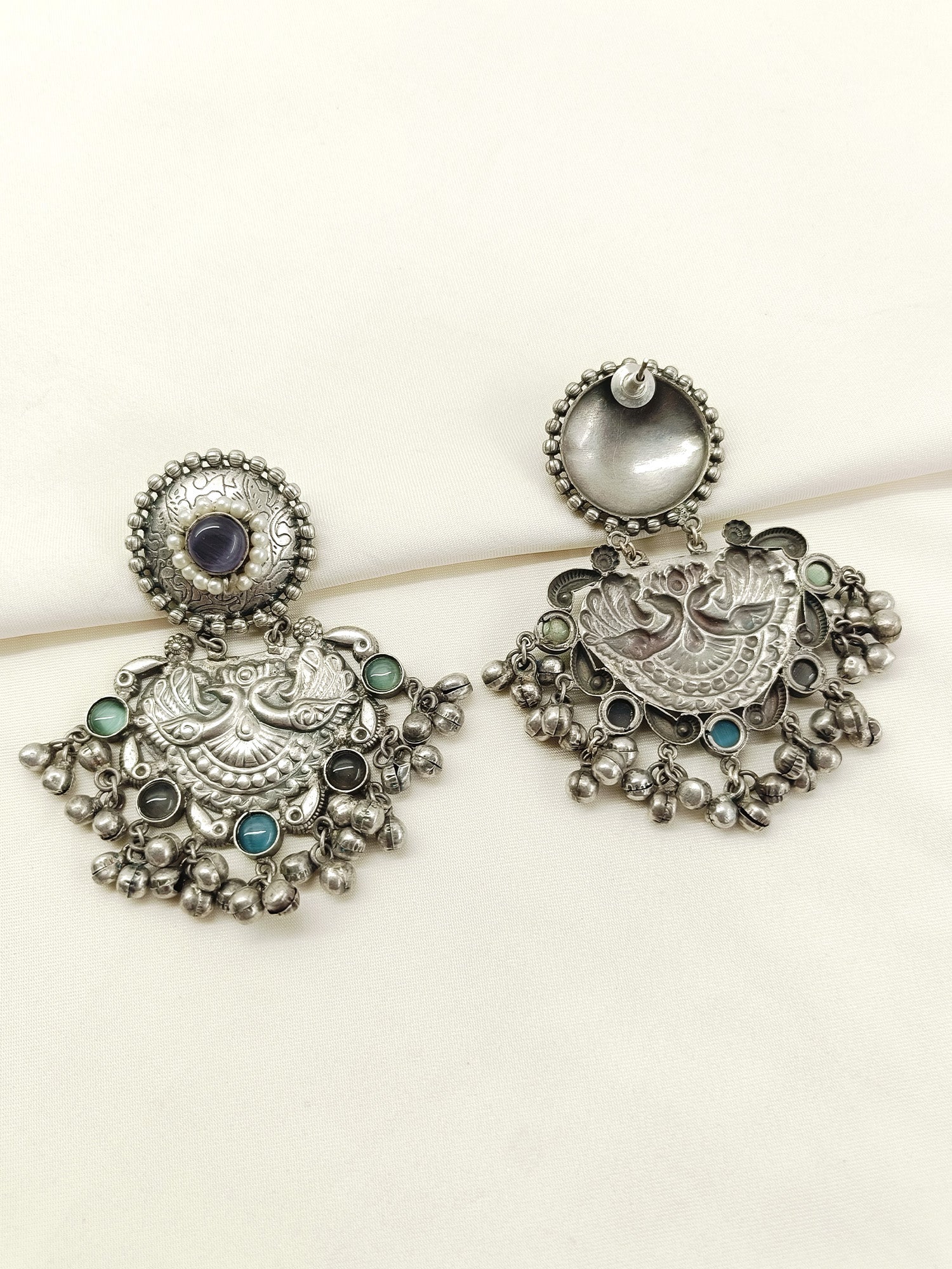 Wamika Multi Colour Oxidized Earring