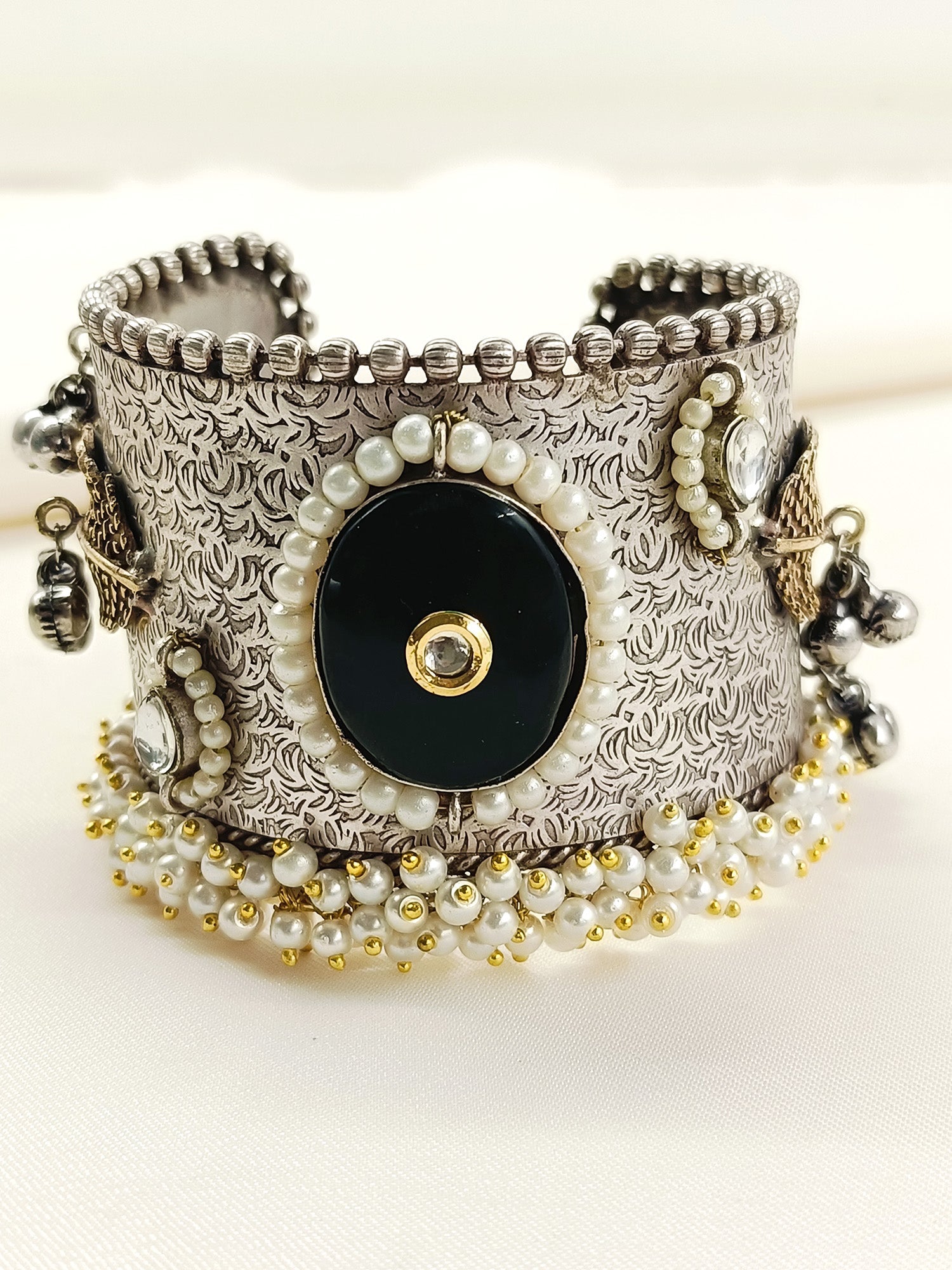 Firdousi Black Oxidized Bracelet