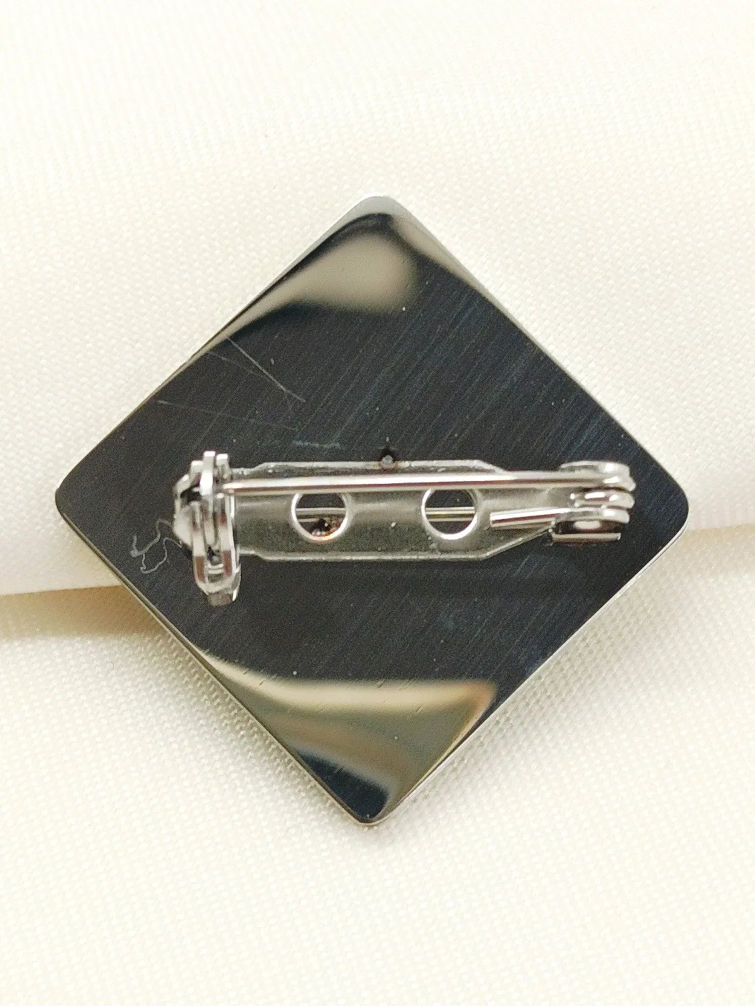 Karma Silver Men's Brooch