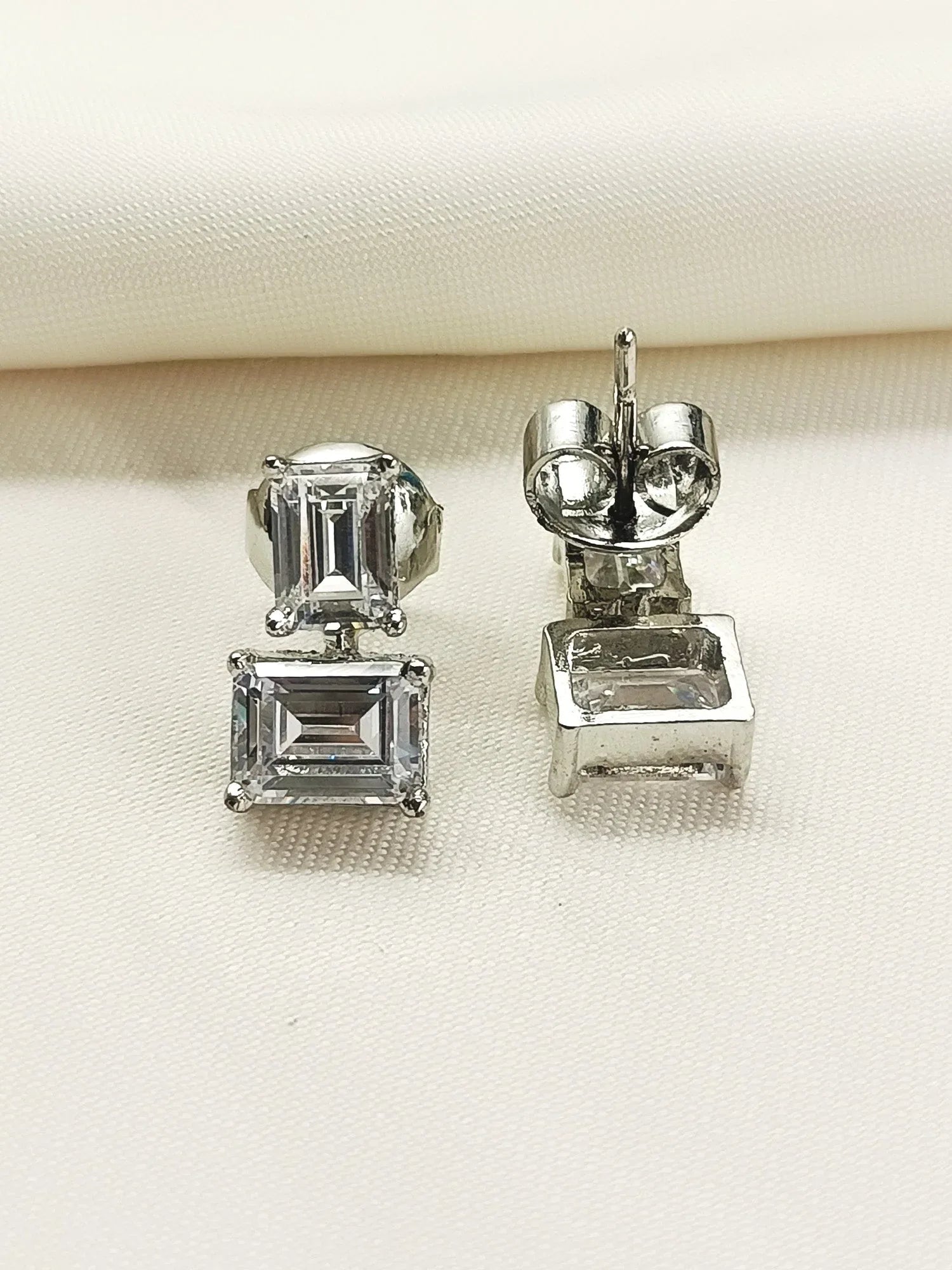 Mriganshi 92.5 Silver Swarovski Stone Tops