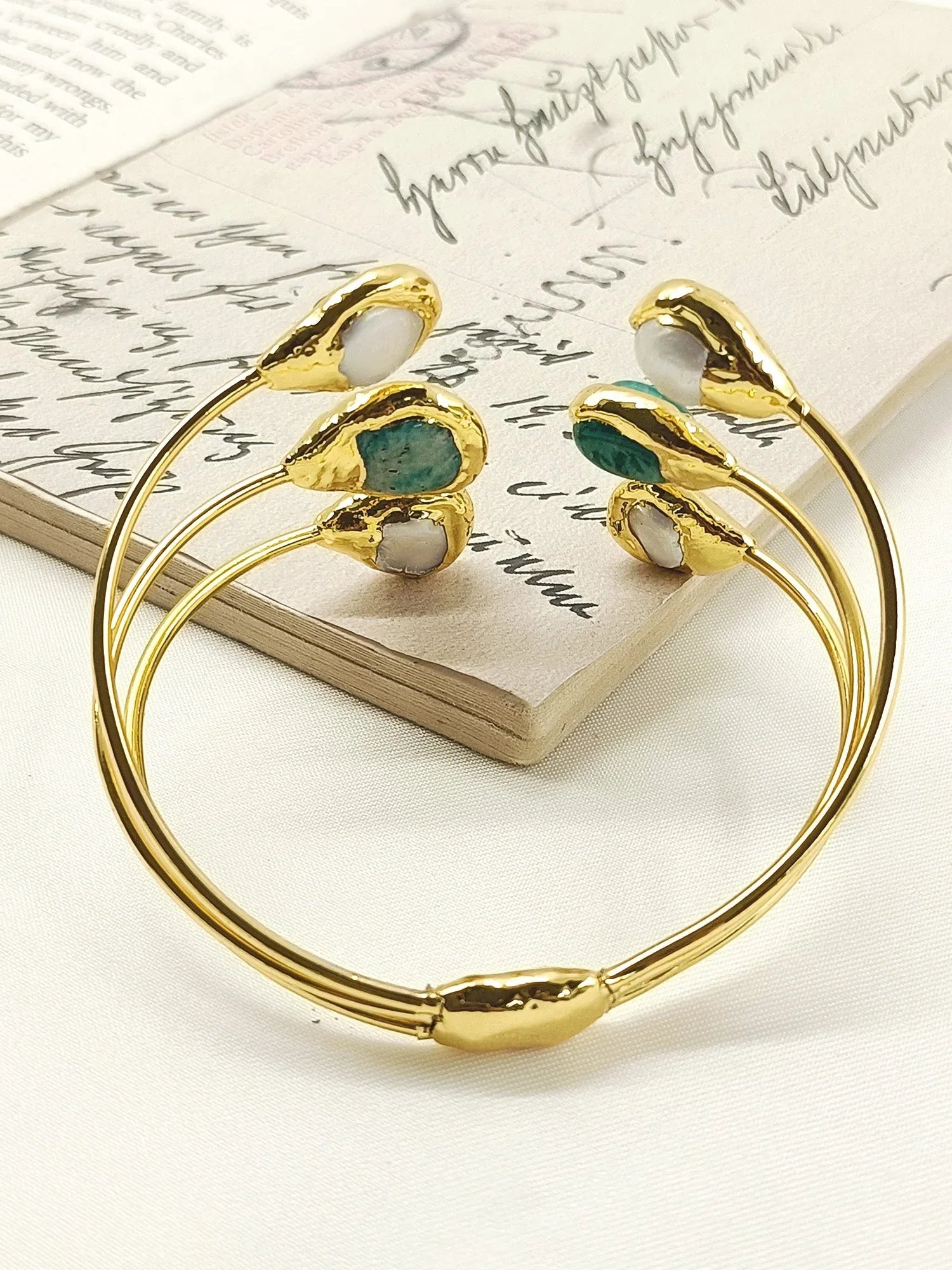 Emad Green Western Bracelet