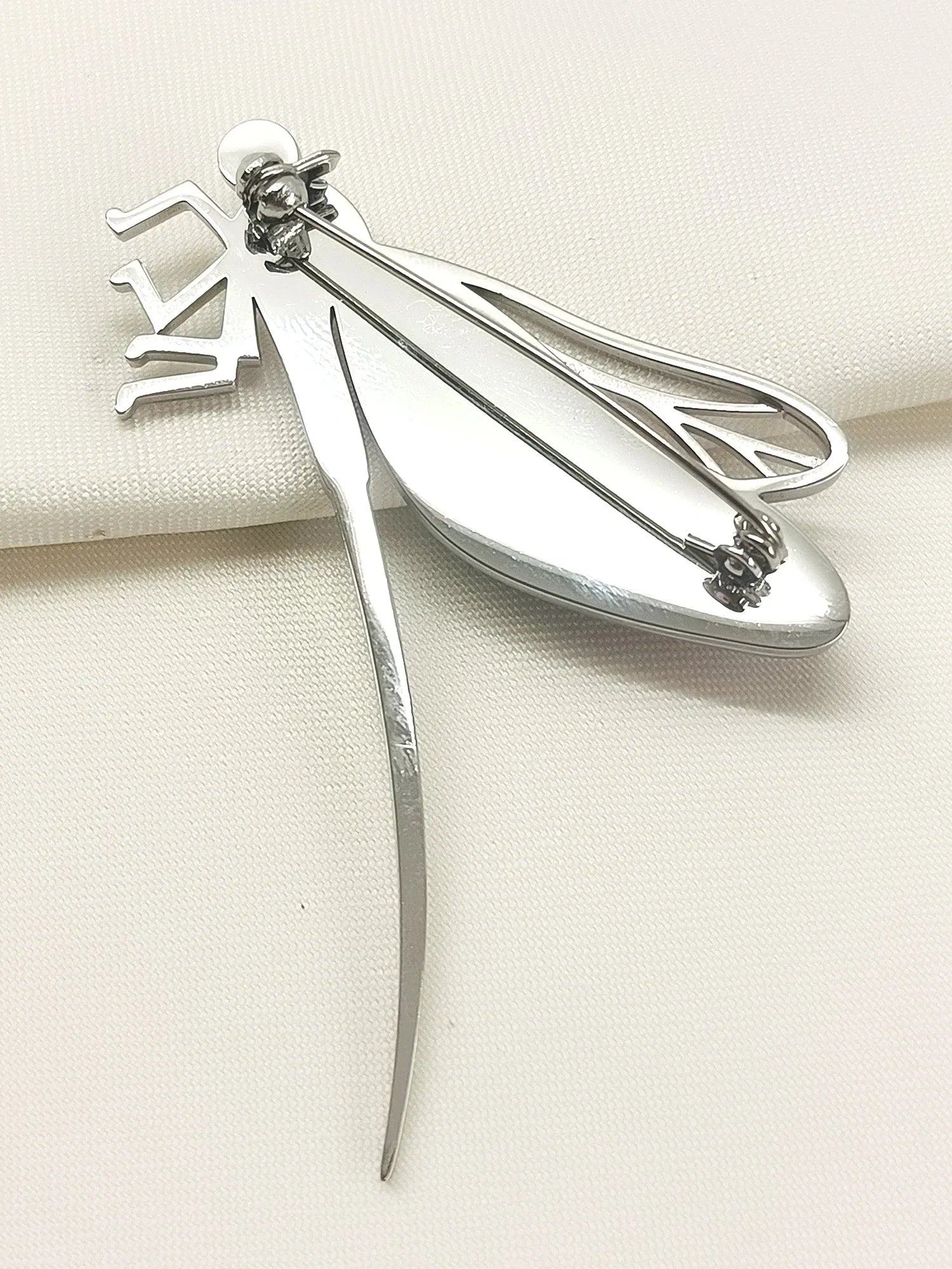 Ena Brown Dragonfly Brooch