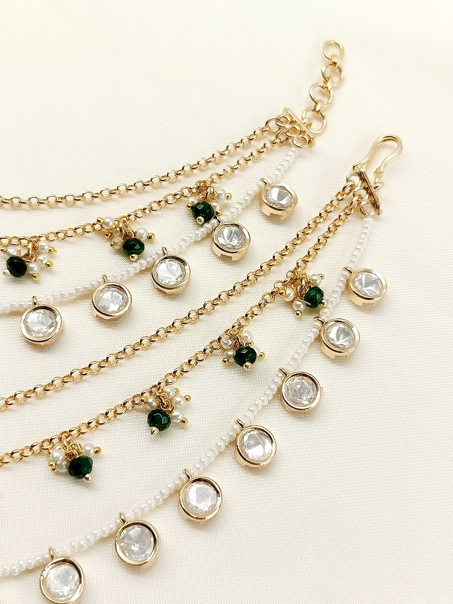 Zifa Green Traditional Ear Chain