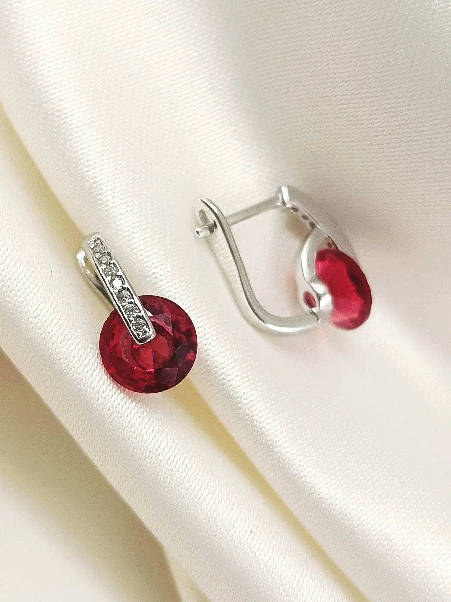 Buddhi 92.5 Silver Ruby Stone Bali
