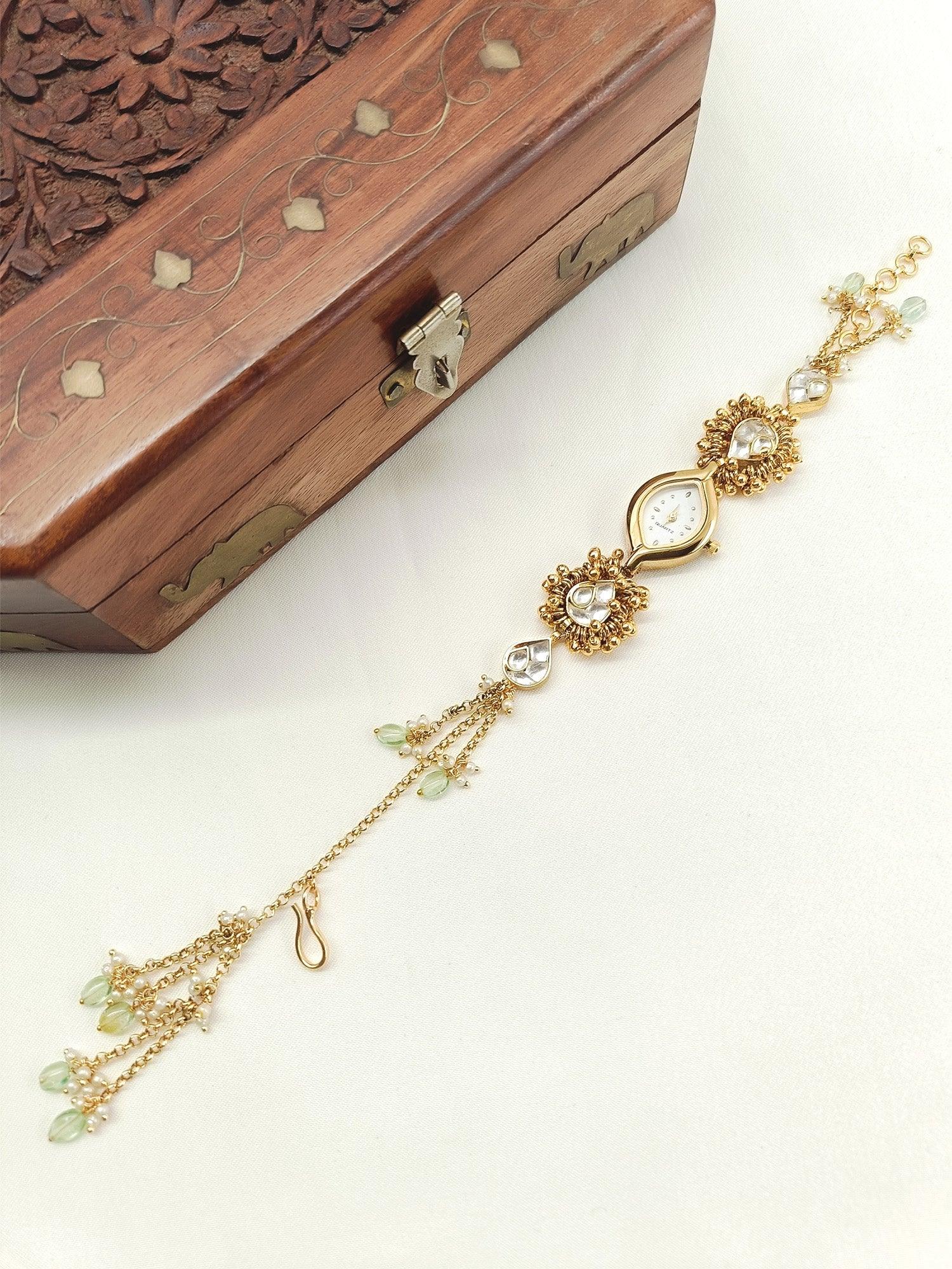Shirsti's Paachi Kundan Watch