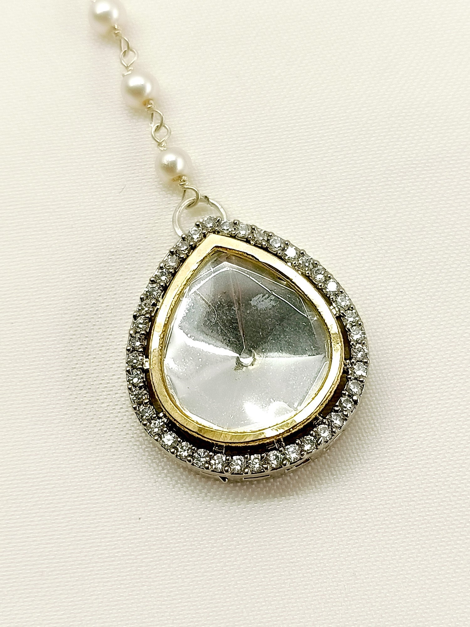 Keesha White Kundan Maangteeka