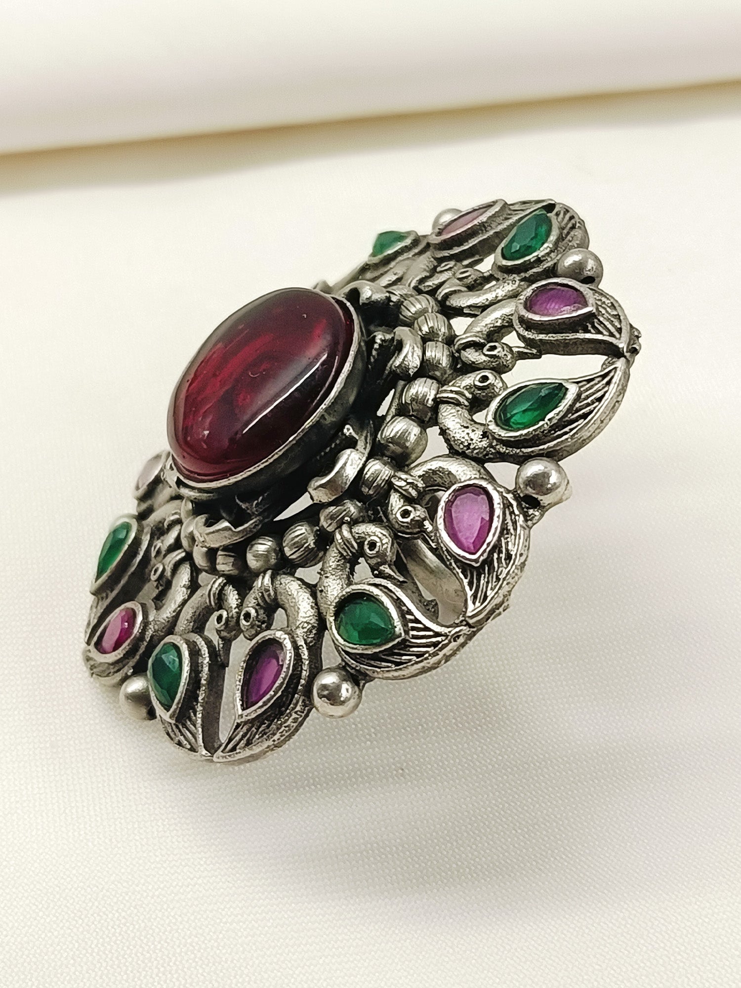 Dax R&G Oxidized Finger Ring