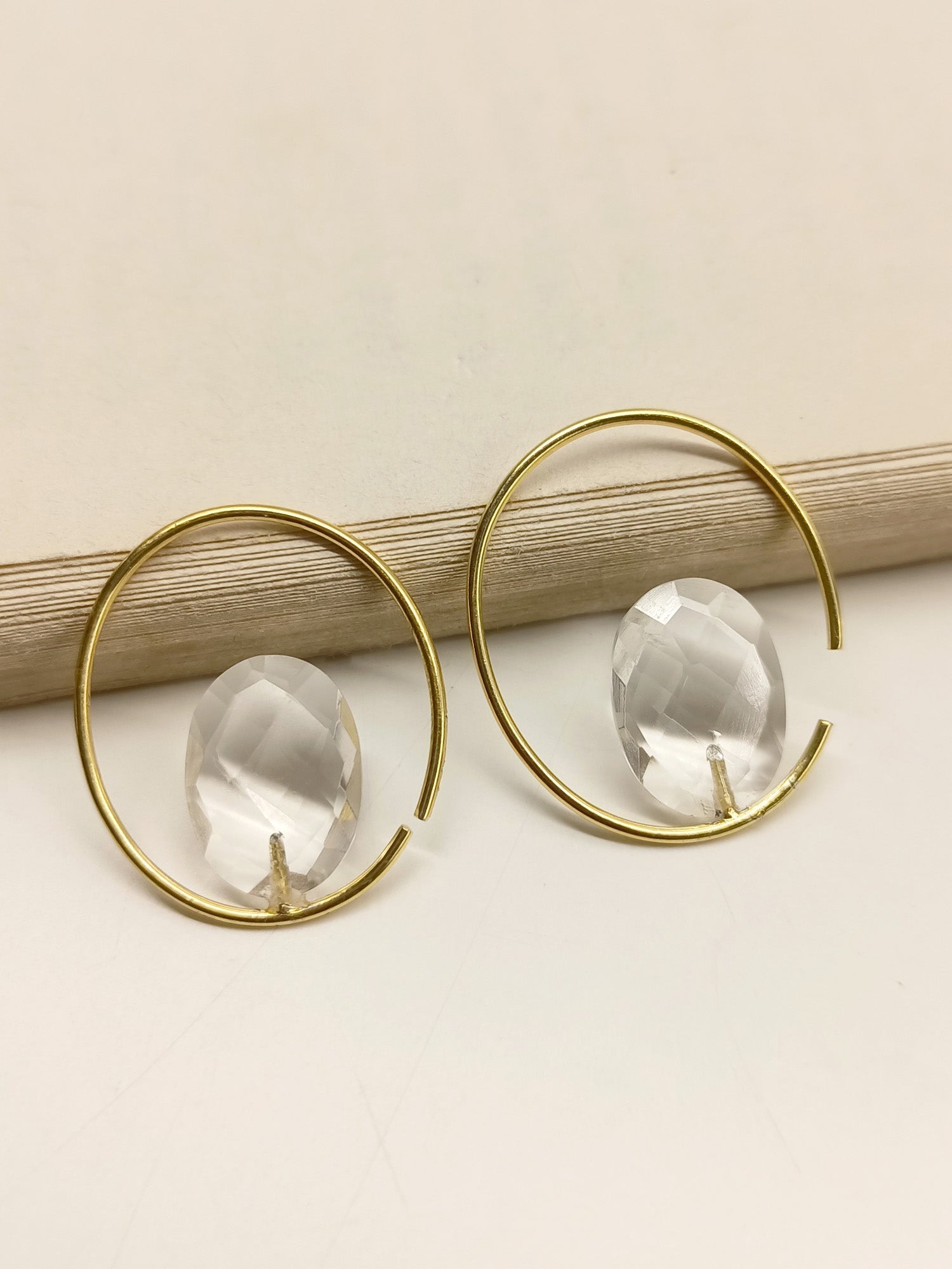 Romika Gold Plated Western Hoops - qivii