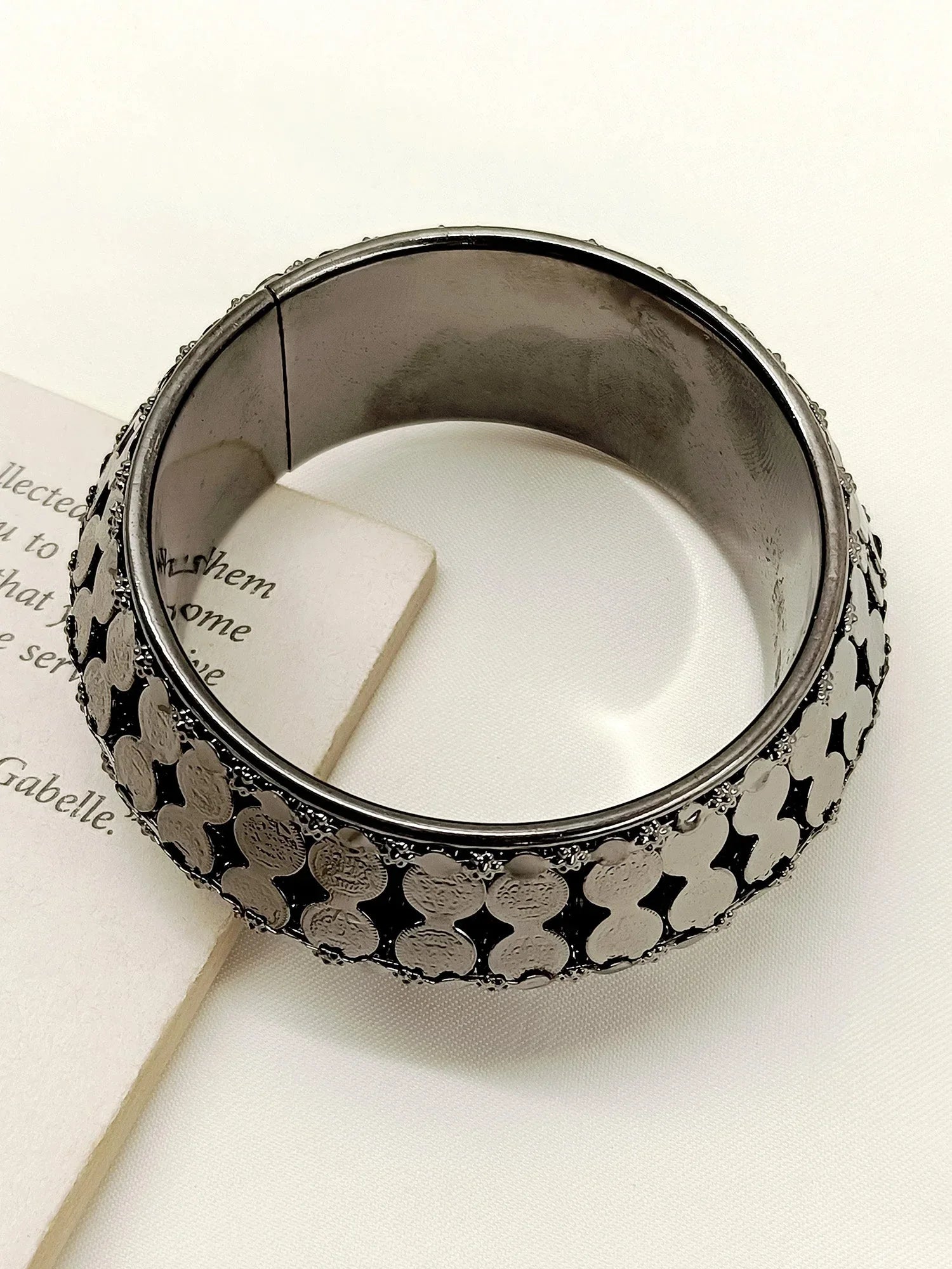 Acacia Black Oxidized Kada
