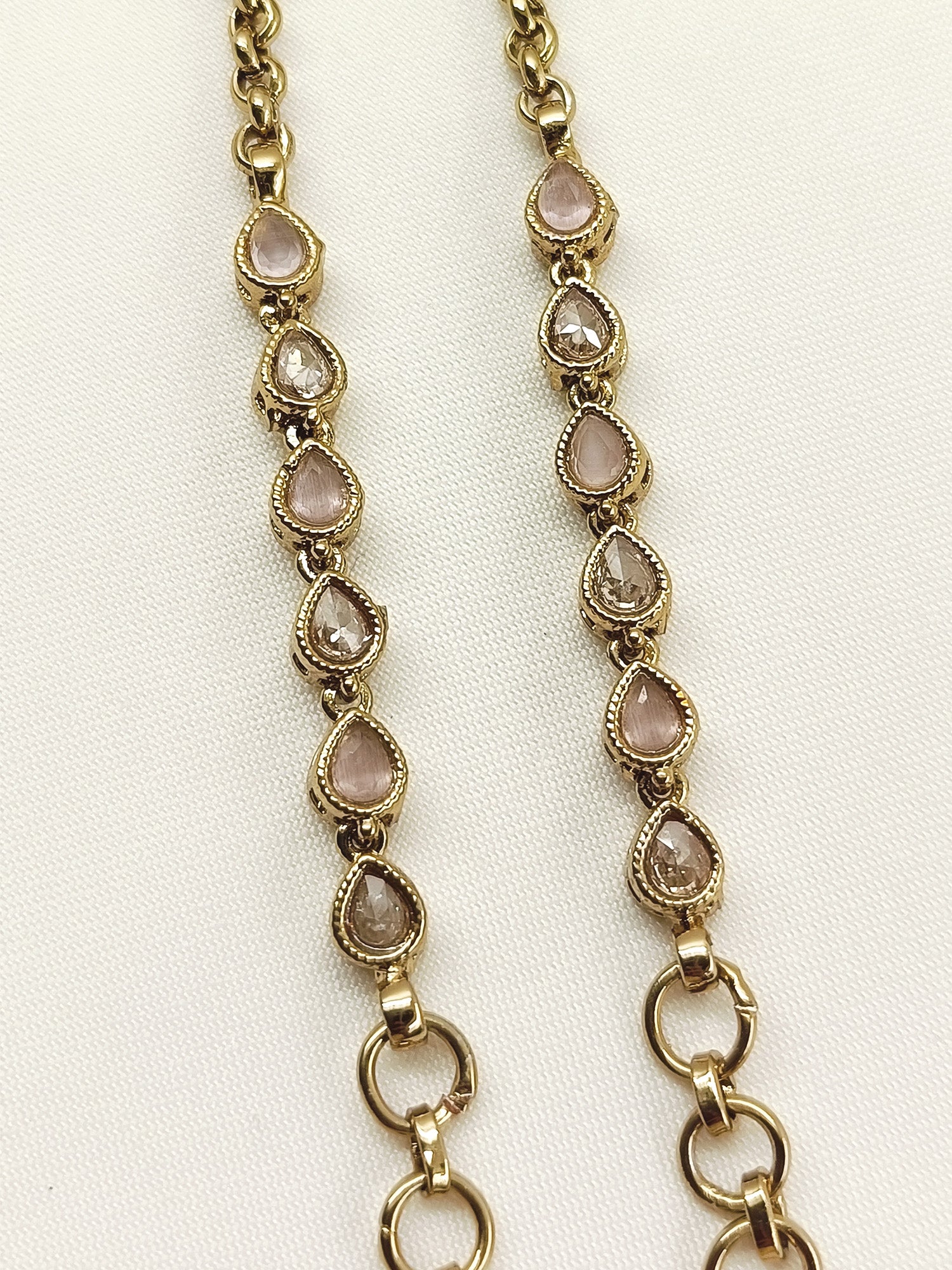 Salome Copper Polki Traditional Ear Chain