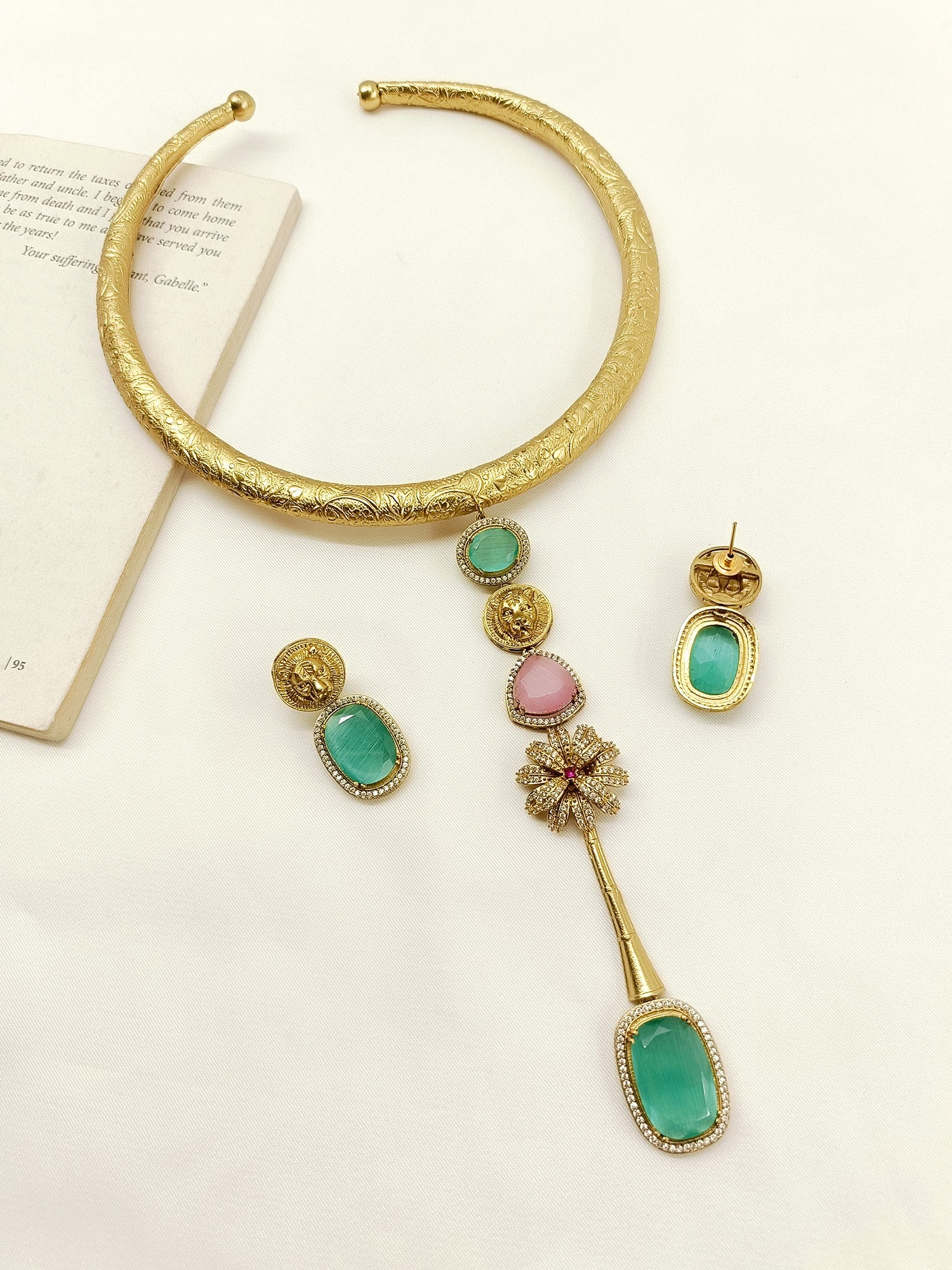 Kimora Mint Green Hasli Style Boutique Set - qivii