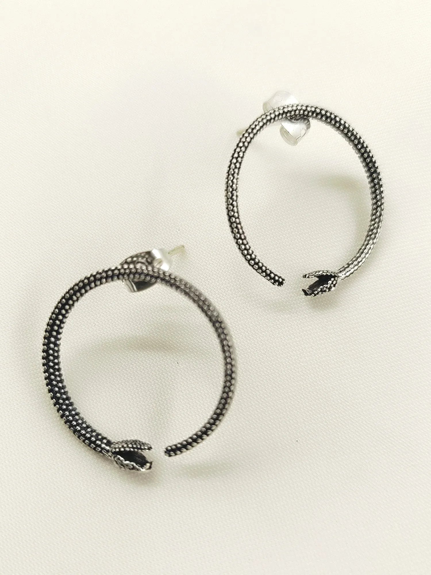 Namrat Silver Western Earrings