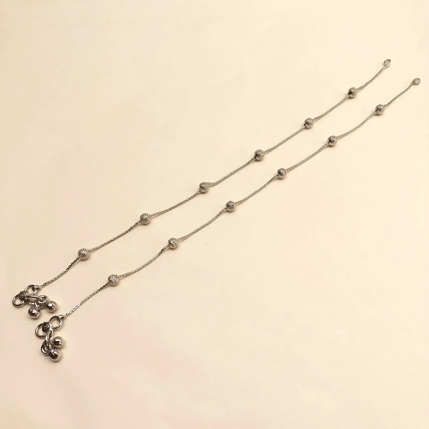 Ushma Silver Plated Delicate Payal/Anklet