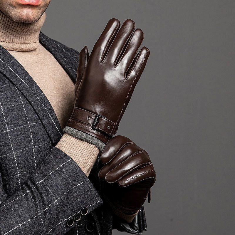 Carrington Genuine Leather Gloves - By Qivii