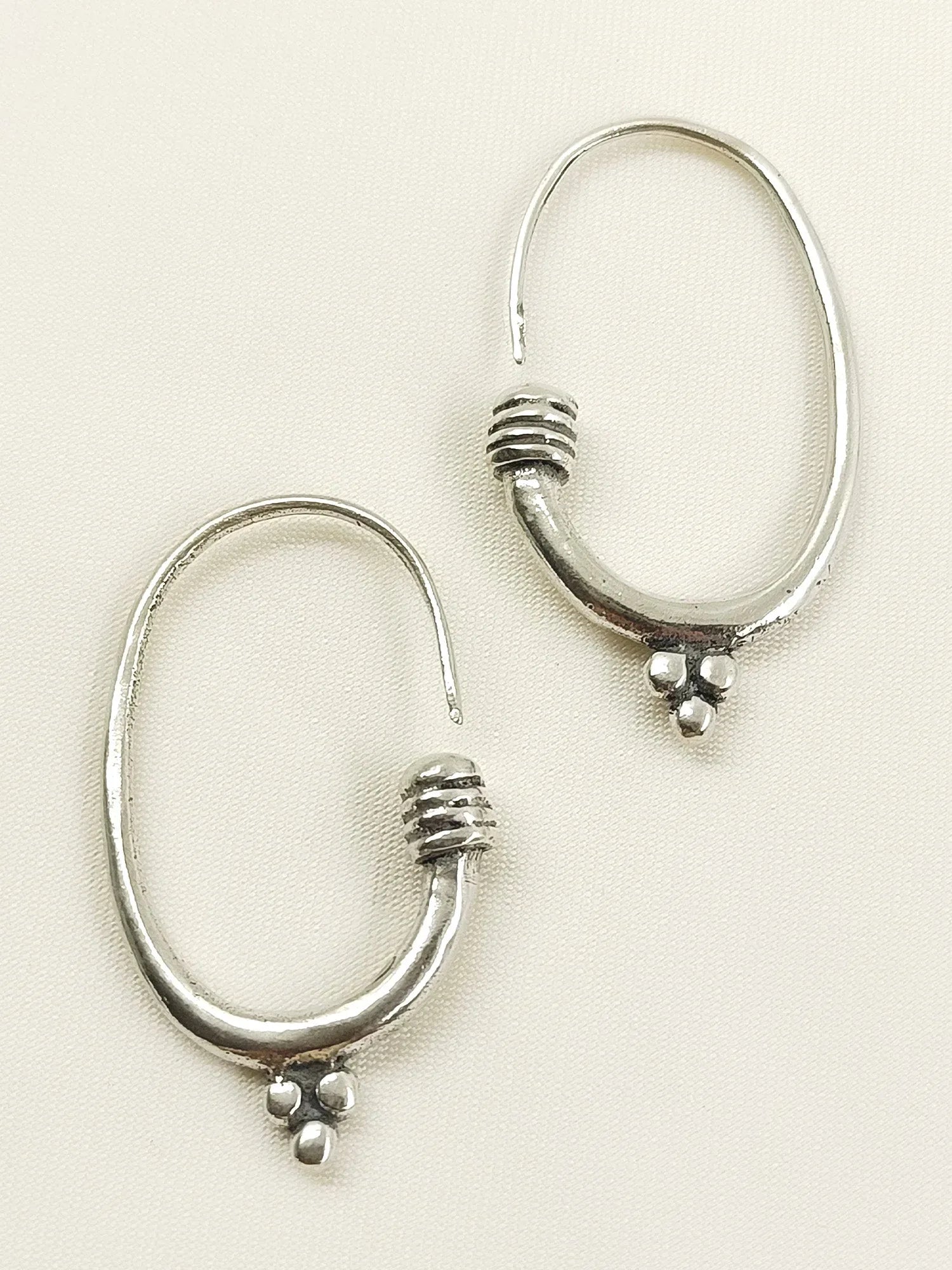 Juni Silver Western Earrings