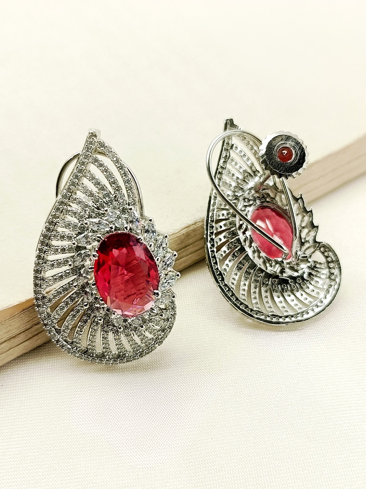 Dea Rose Pink American Diamond Tops - qivii