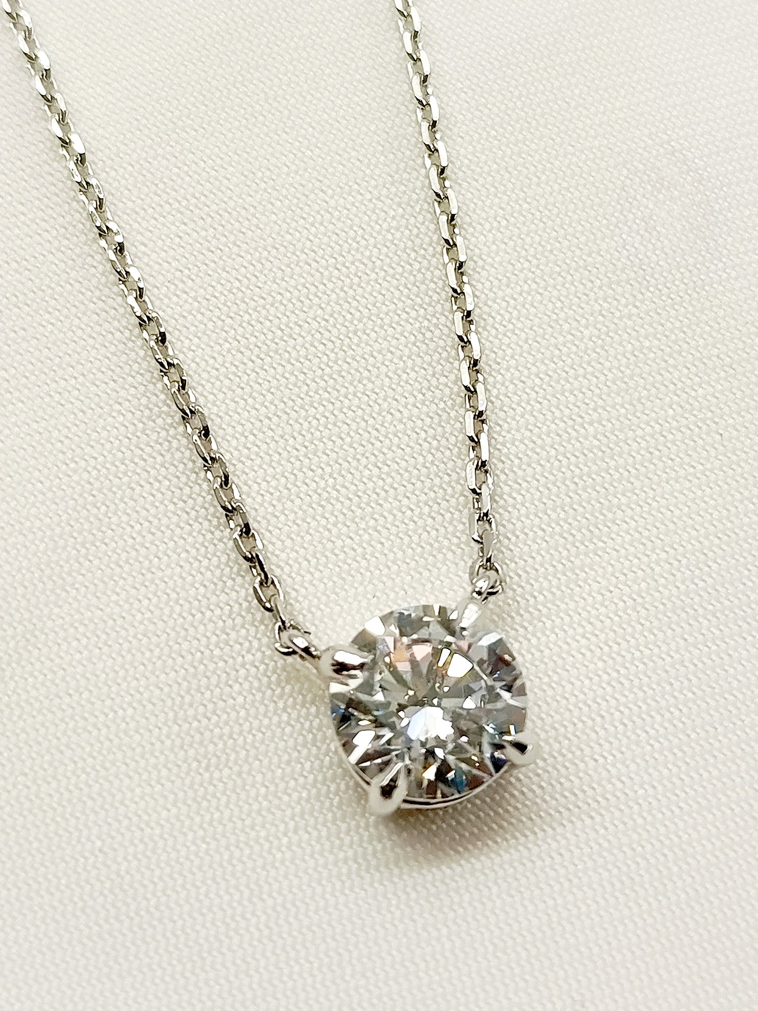 Cordlie 92.5 Silver Swarovski Stone Pendal - qivii