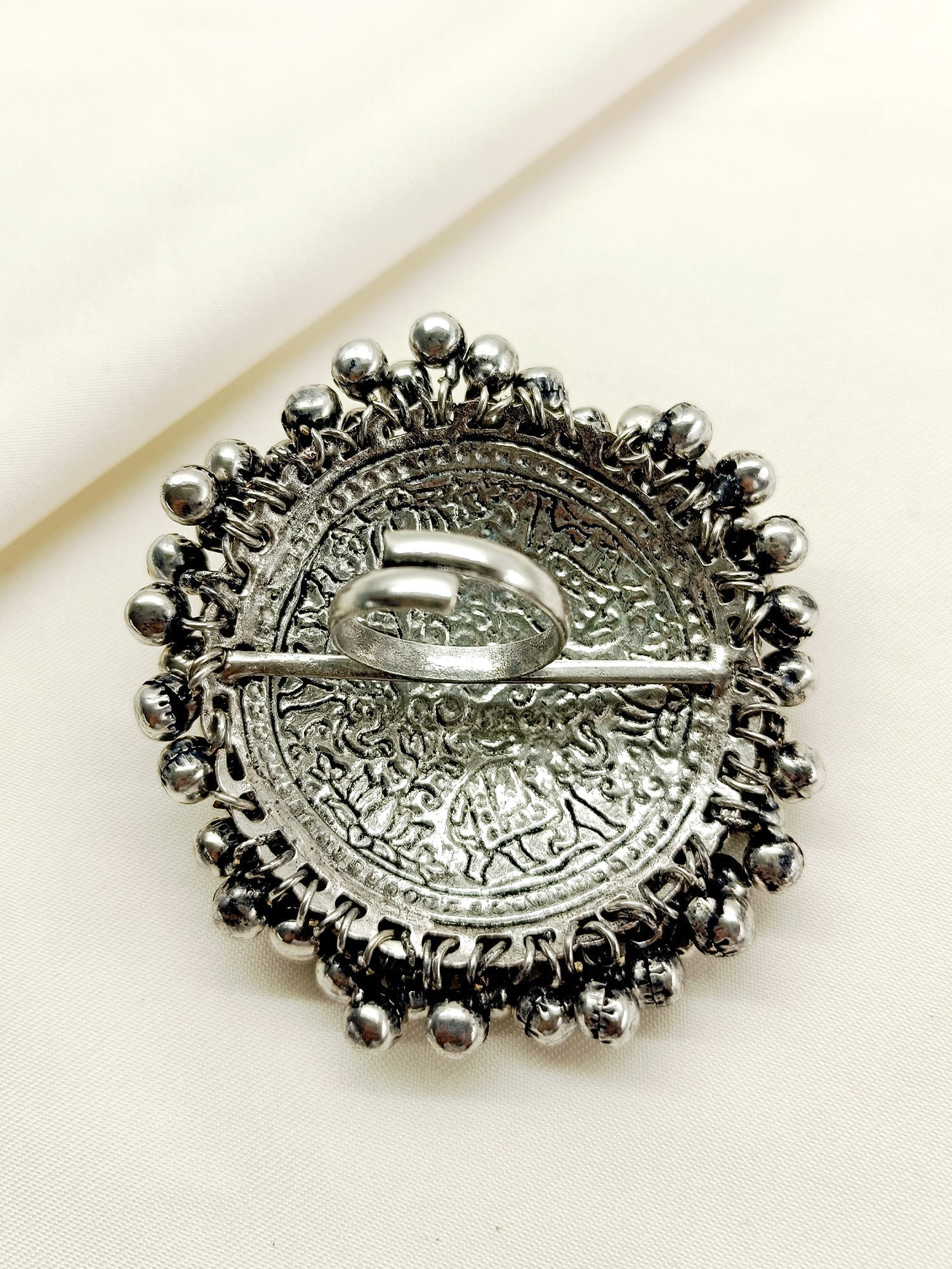 Katha M & G Oxidized Finger Ring - qivii