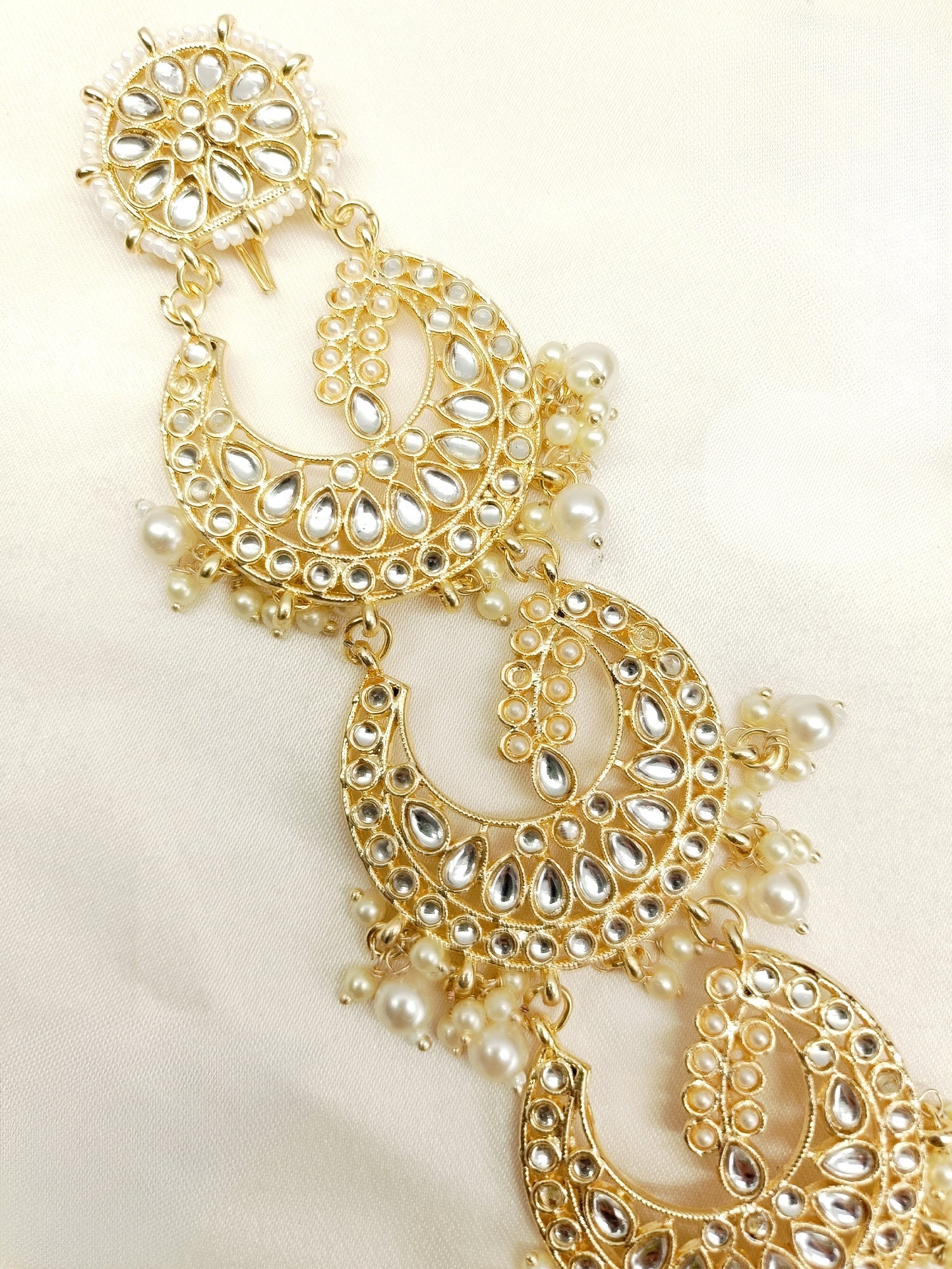 Reya Ceam Braid Accessories In Kundan - qivii