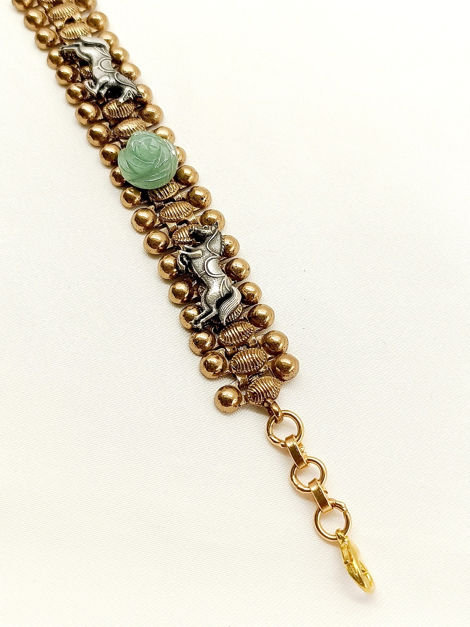 Mrinal Mint Green Horse Boutique Bracelet