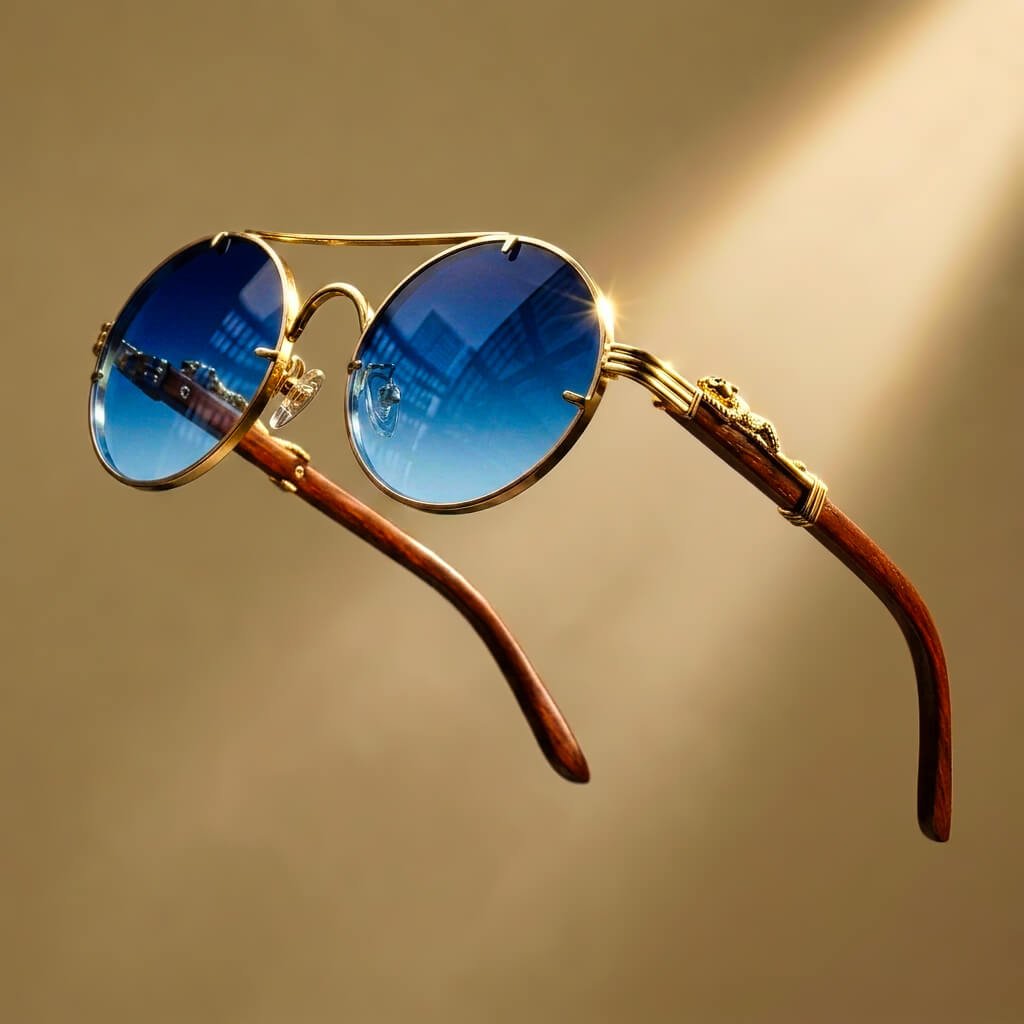 Jaguara Wooden Retro Shades - By Qivii