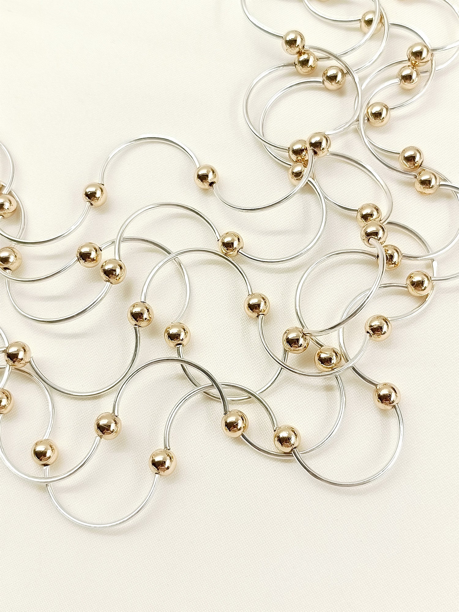 Maisie Golden N Silver Western Neckpiece