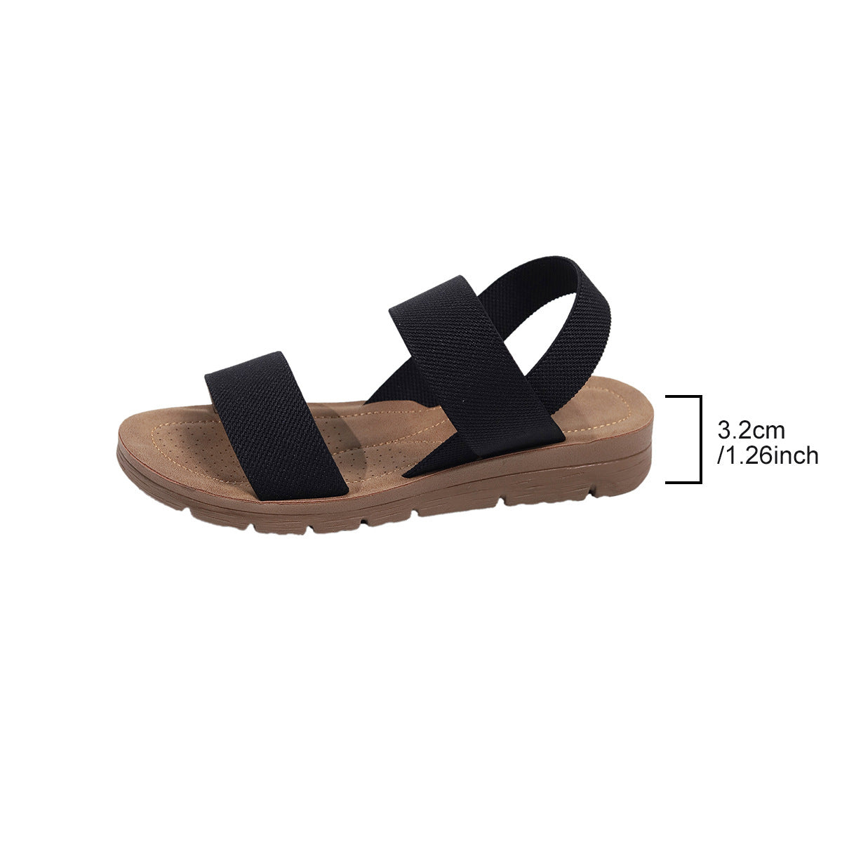 Women’s Plus-Size Lightweight Soft‑Sole Sport Sandals – Comfortable, Wear‑Resistant, Non‑Slip Flat Casual Outdoor Sandals