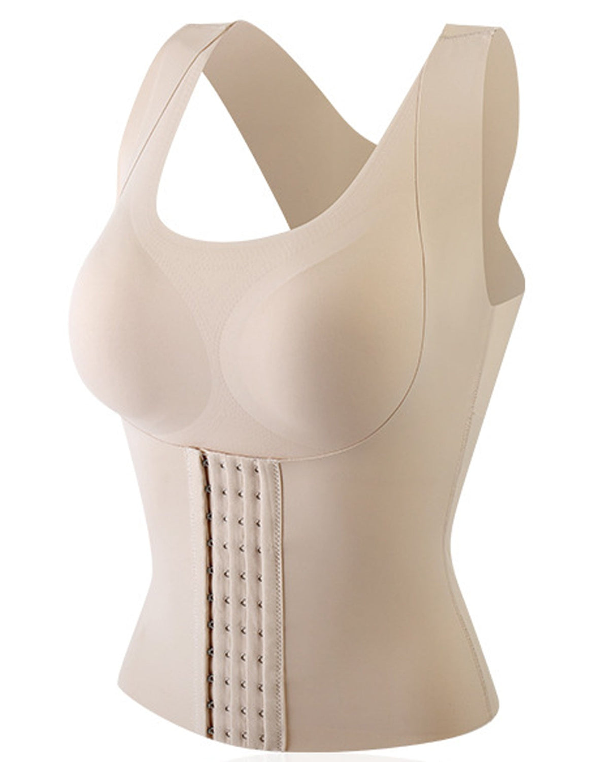 Comfort Double Compression Corset with Seamless Tummy Control and Back Support