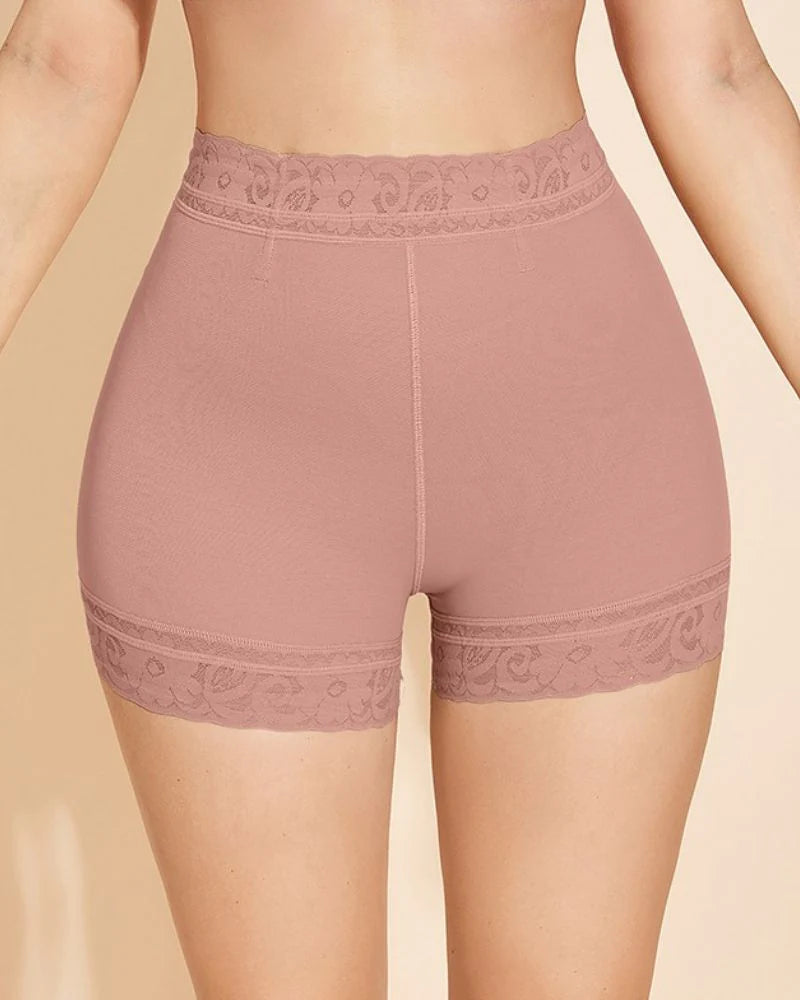 Classical Lace Shaped Control Panties - By Qivii