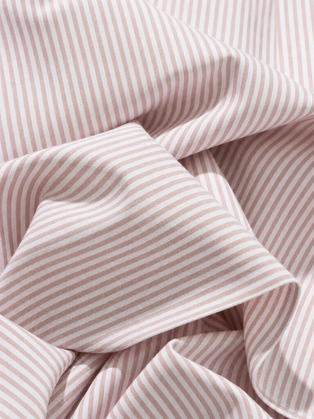 Women's Striped Button Front Pink Shirt Dress MDZ2547H7YZJ