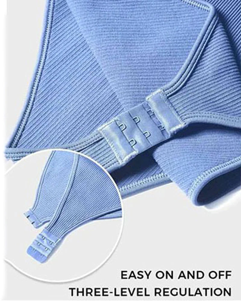 Women's Shapewear Bodysuits Sexy Ribbed Sleeveless Square Neck Tank Tops - By Qivii