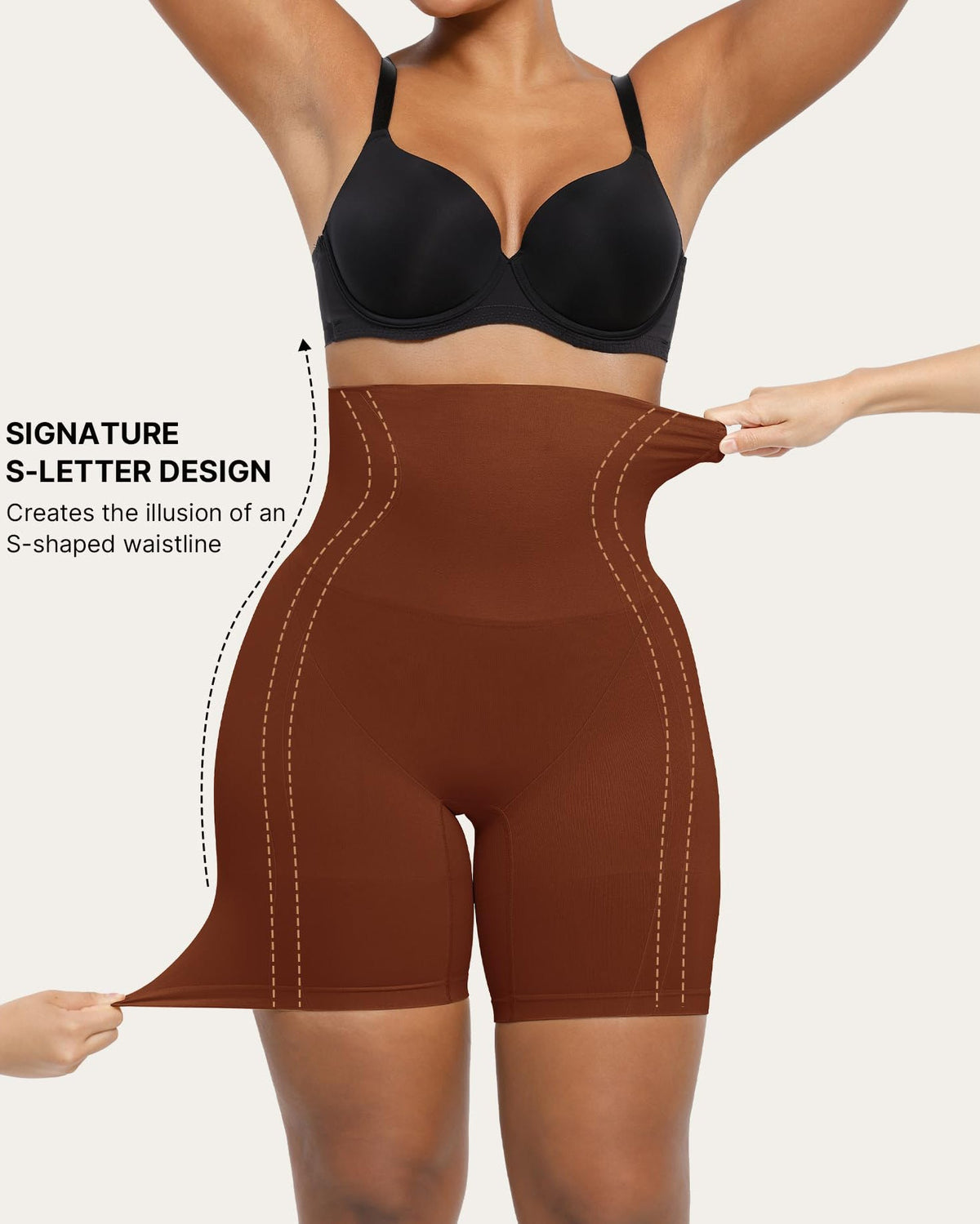 Seamless High Waist Butt Lift Invisible Shorts