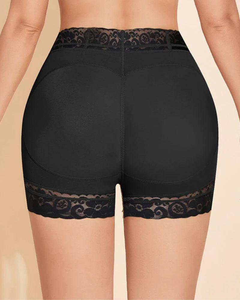 Classical Lace Shaped Control Panties - By Qivii