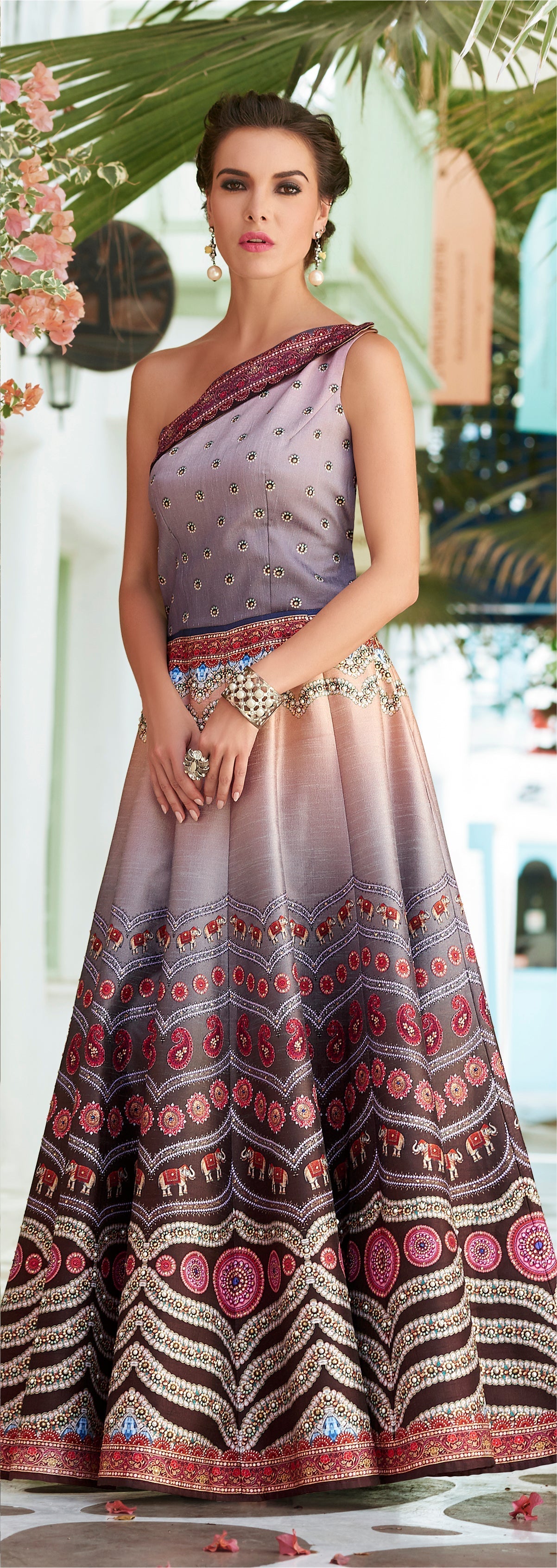 Surreal Sensation: A Striking Digital Print Dress - qivii