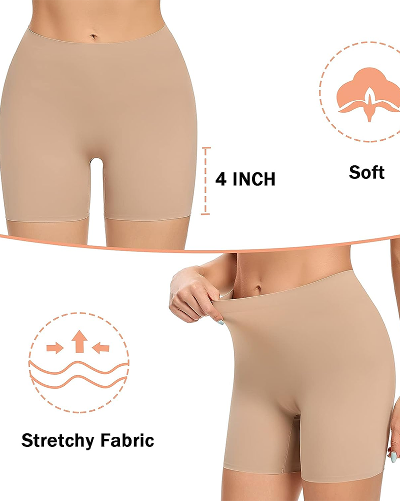 Seamless Tummy Control Shaping Bodyshorts Panties for Women - By Qivii
