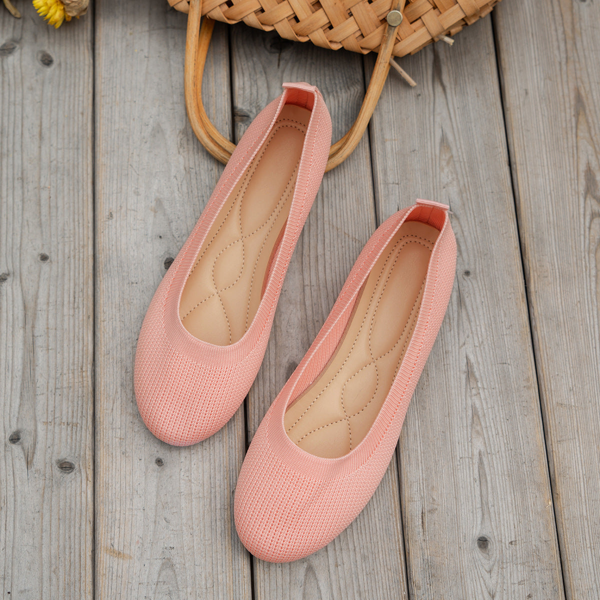 Women's Plus Size Round Toe Casual Driving Flats Comfortable Athleisure Loafers