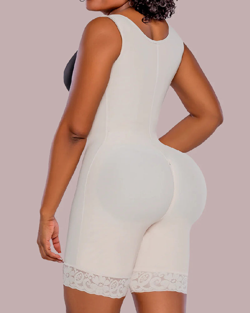 Shapshe® Hourglass Invisible Tummy Control Stage 2 Fajas Butt Lifting Front Buckle Shapewear - By Qivii