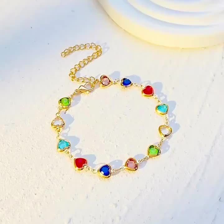Unieke hartvormige armband - By Qivii