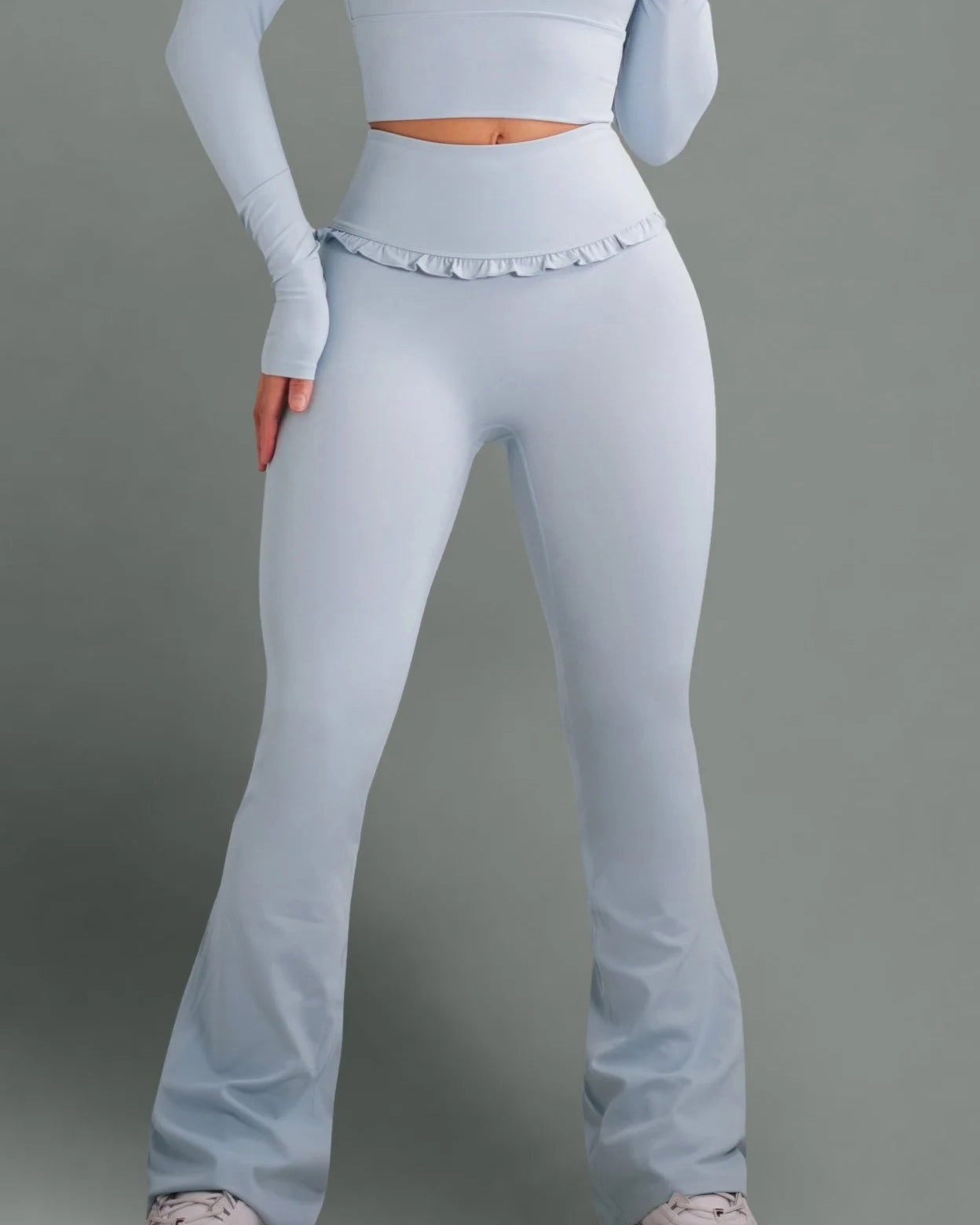 Ballet Ruffled Flare Leggings - By Qivii