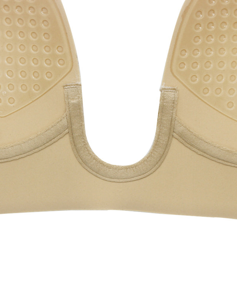 Invisible Reusable Backless Push Up Bra Strapless Sticky Brassiere - By Qivii